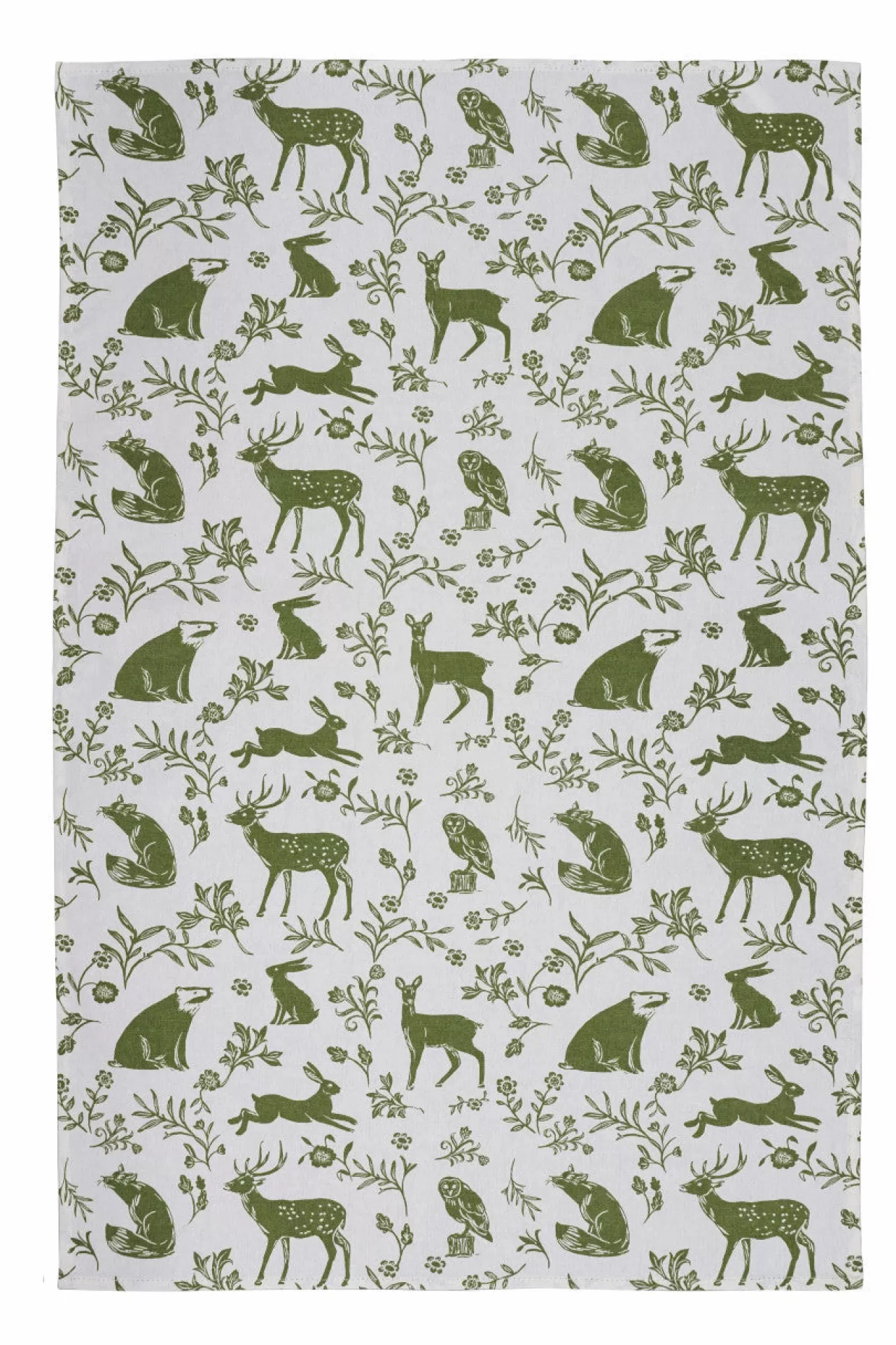 Hot Ulster Weavers Forest Friends Sage Tea Towel Twin Pack