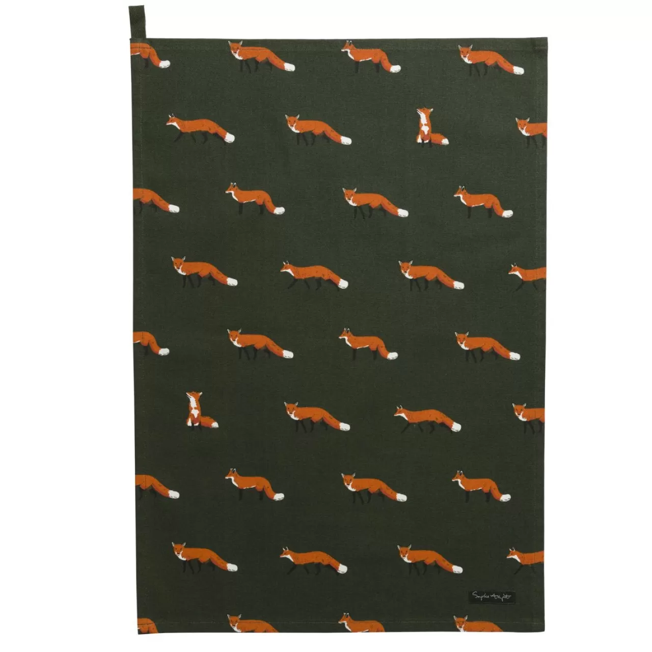 Sale Sophie Allport Foxes Tea Towel