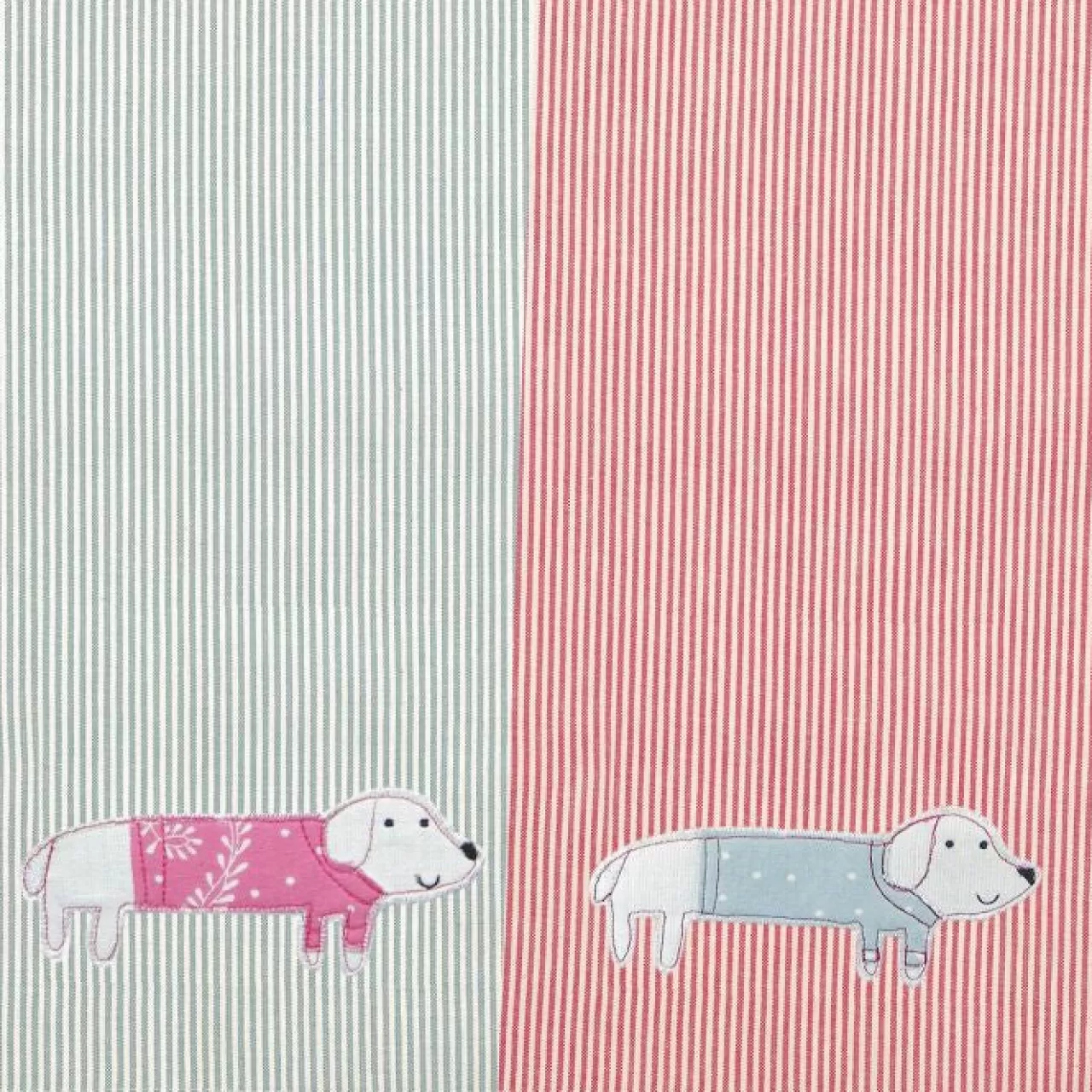 Cheap Susie Watson Designs Frank The Dog Stripe Tea Towel - Set Of 2