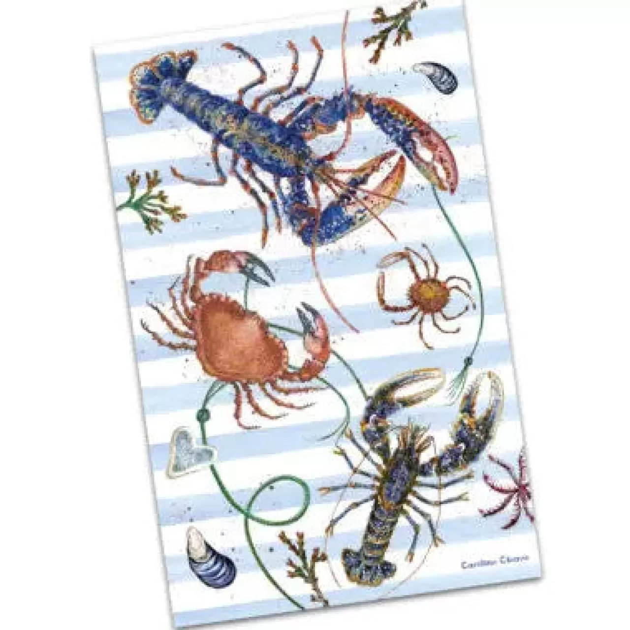 Discount Emma Ball Fruits Of The Sea Tea Towel