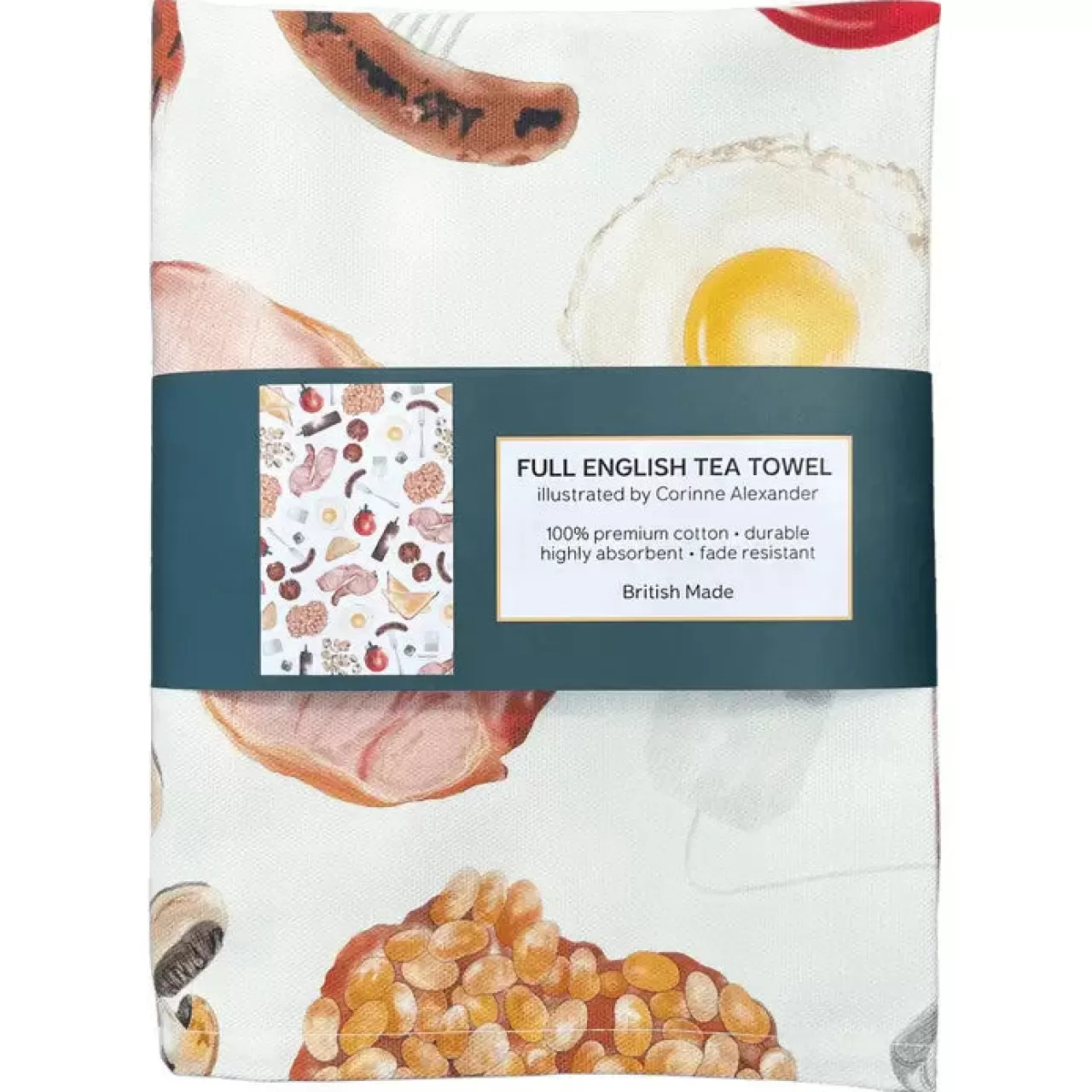Best Sale Corinne Alexander Full English Tea Towel By