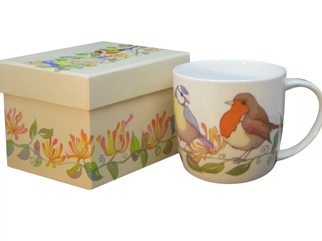 New Emma Ball Garden Birds Bone China Mug (Boxed)