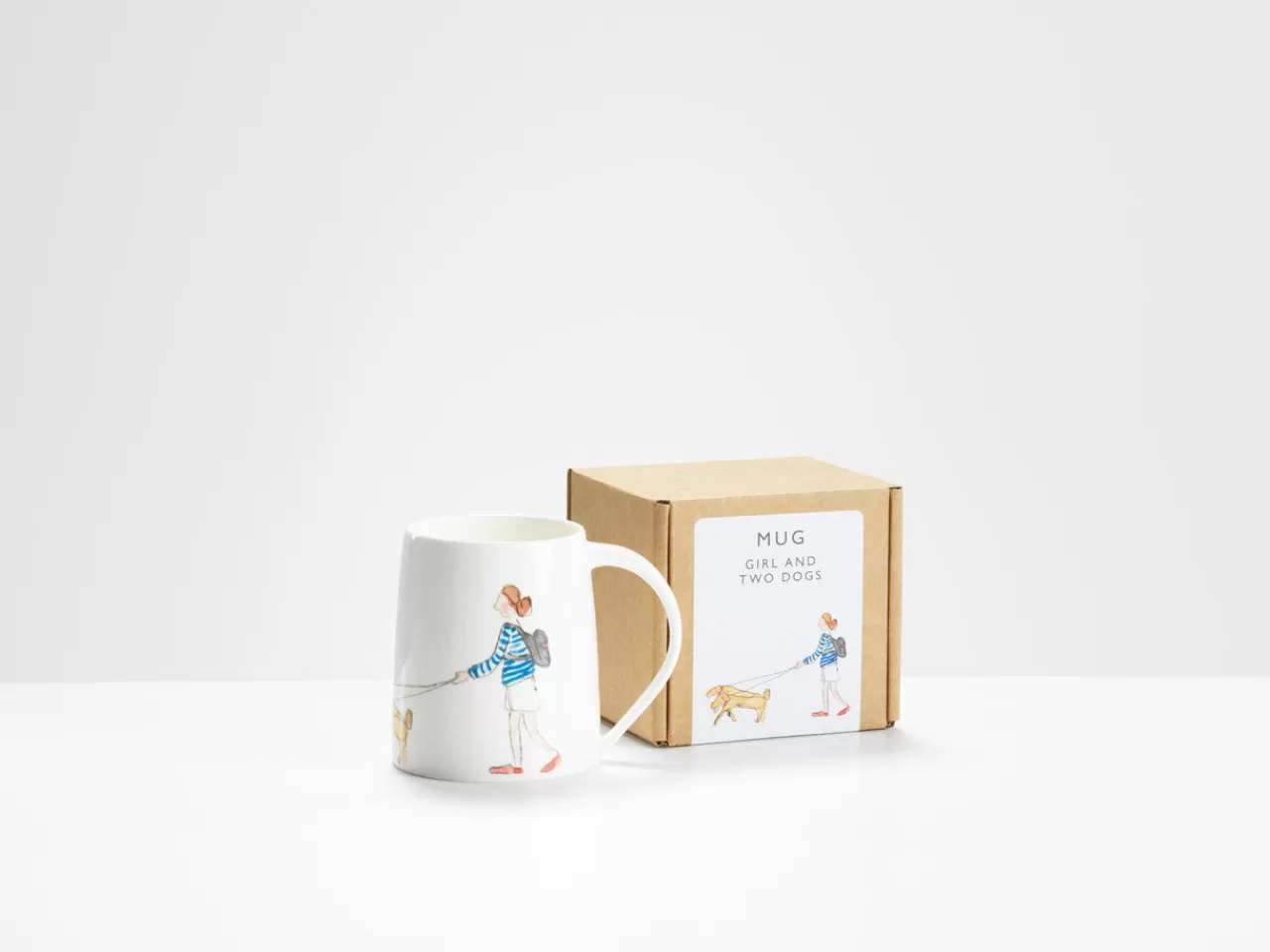 Cheap Helen Beard Girl And Two Dogs Mug