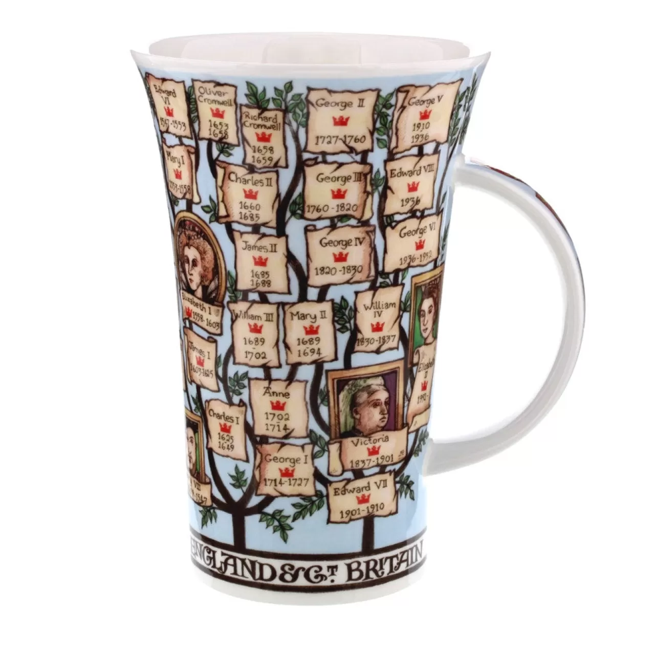 Fashion Dunoon Glencoe Kings & Queens Of England Mug