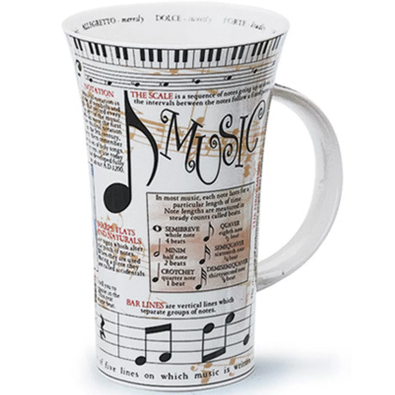 New Dunoon Glencoe Music Mug