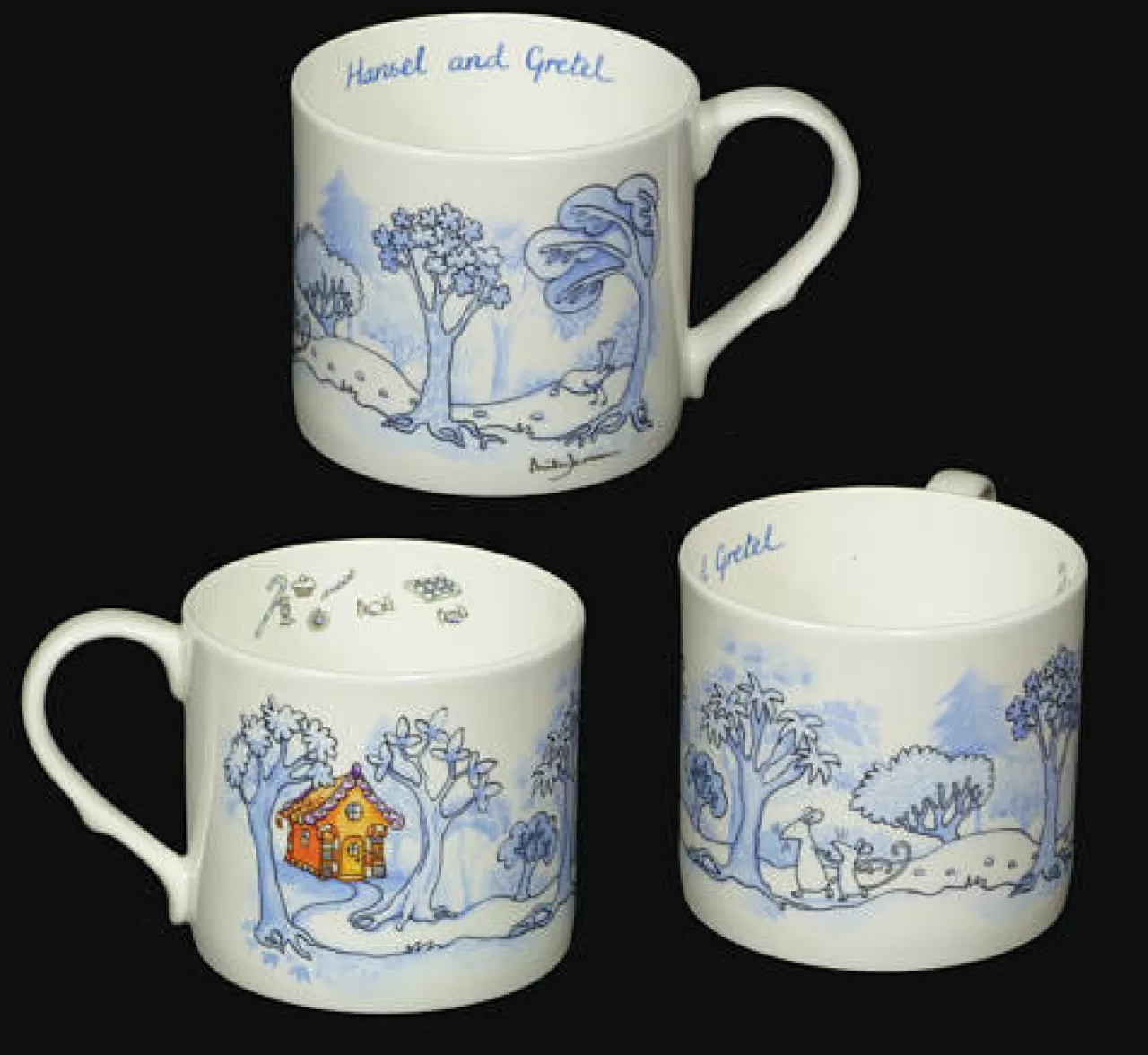 Clearance Two Bad Mice Hansel & Gretel Blue Mug