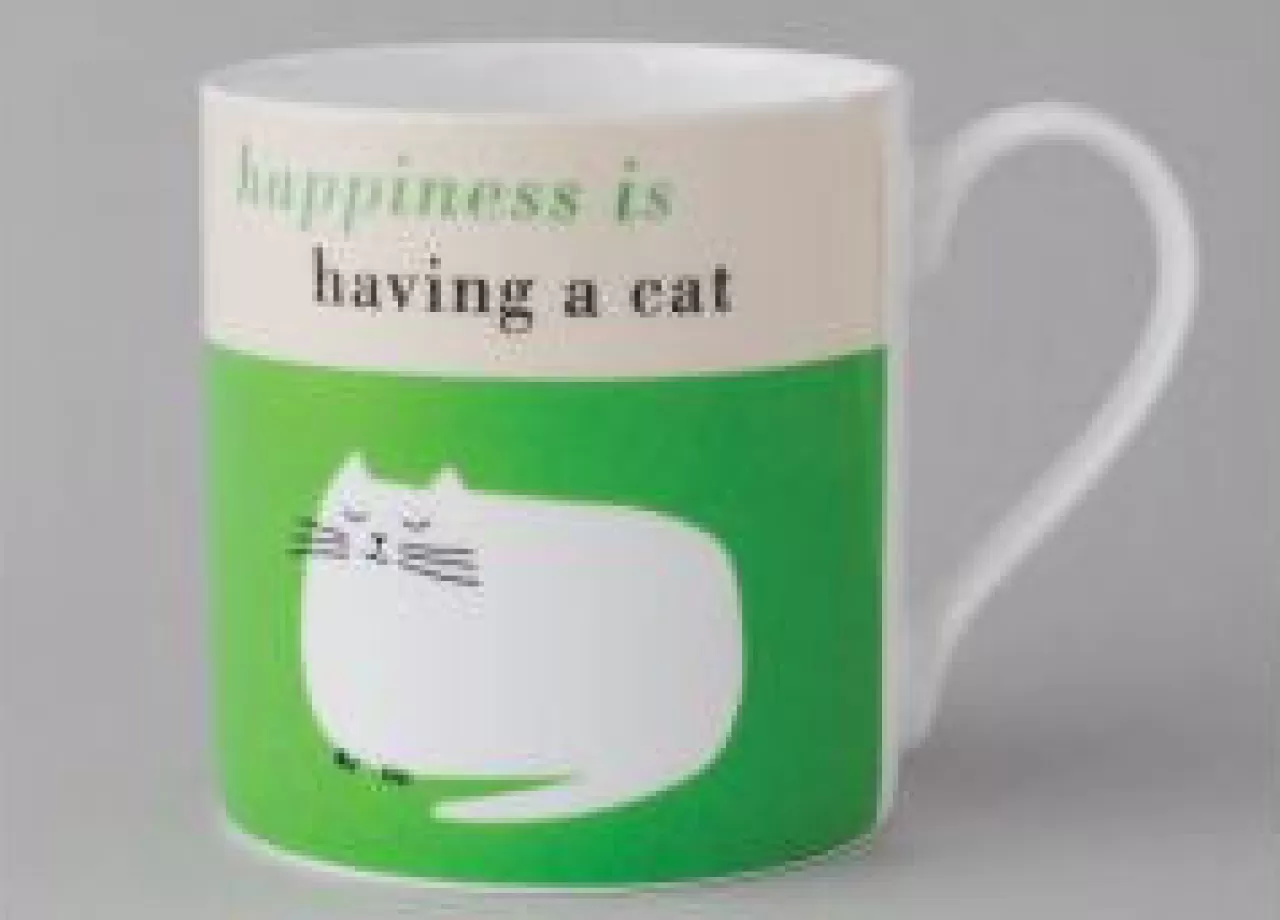 Cheap Repeat Repeat Happiness Catnap Green Mug