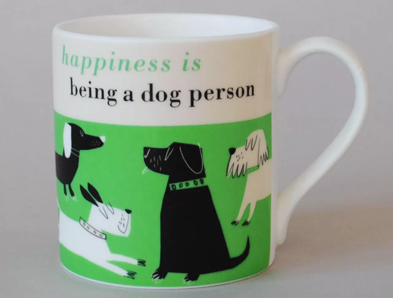 Fashion Repeat Repeat Happiness Dog Person Green Mug