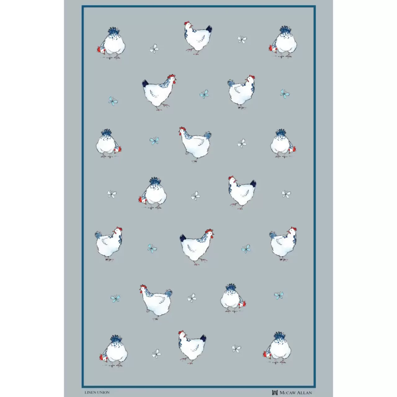 Discount Samuel Lamont Hen House Linen/Cotton Tea Towel