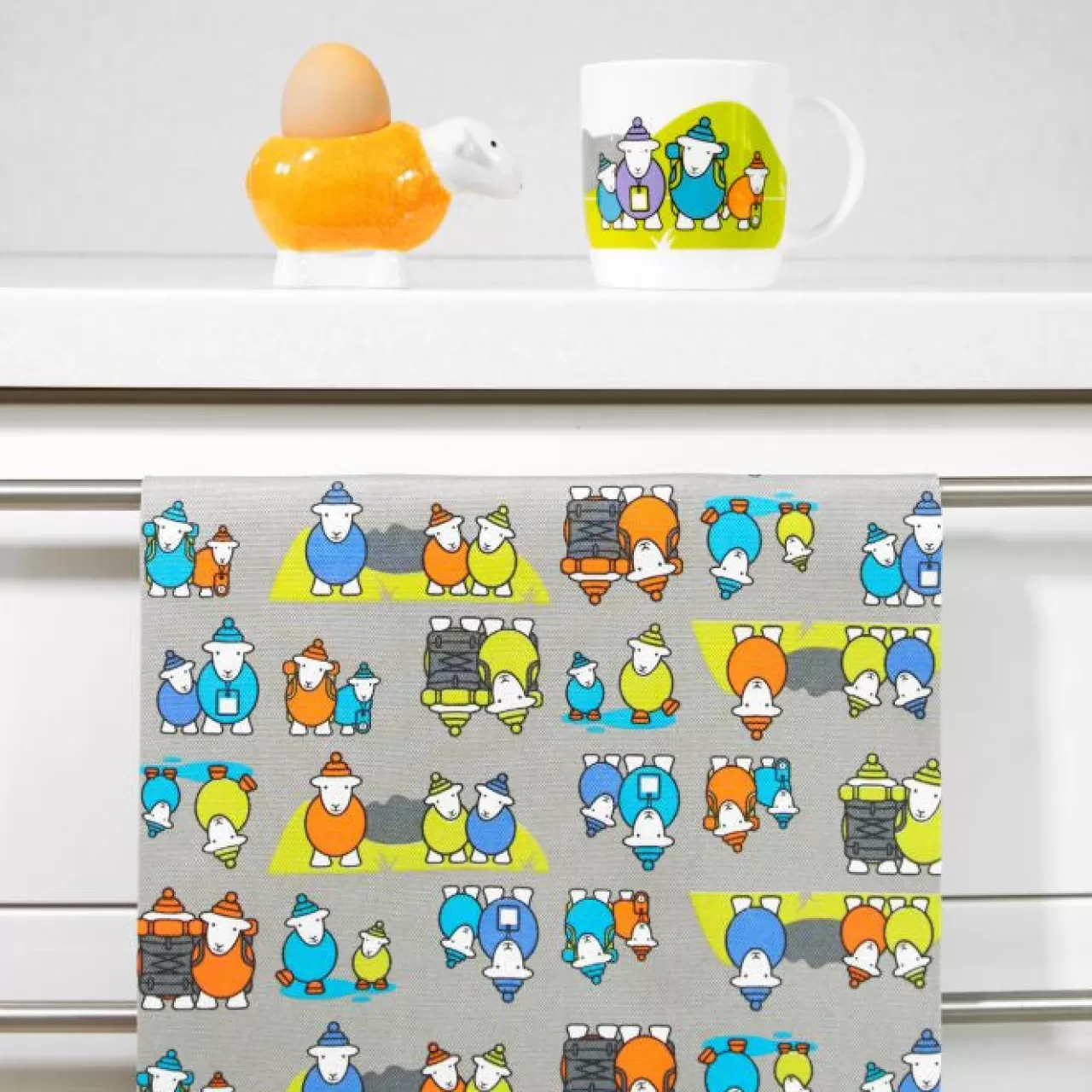 Online The Herdy Company Herdy Hiker Cotton Tea Towel