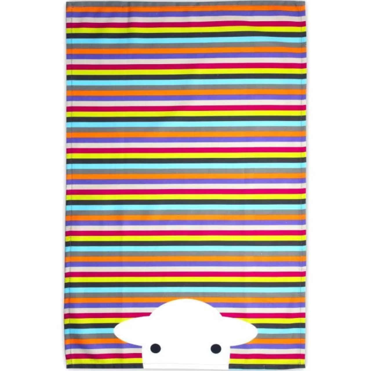 Best The Herdy Company Herdy Peep Stripe Cotton Tea Towel