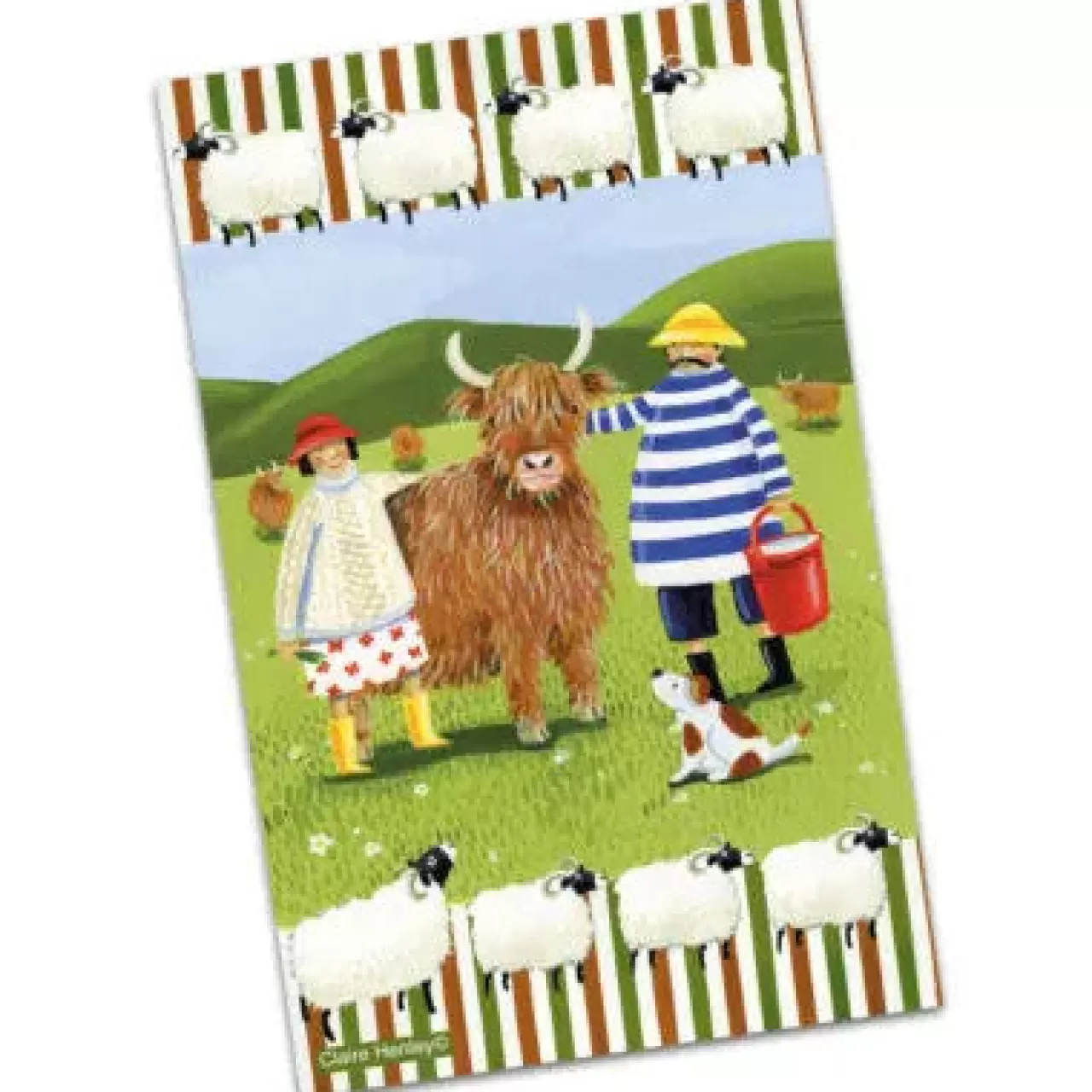 Fashion Emma Ball Highland Adventures Tea Towel