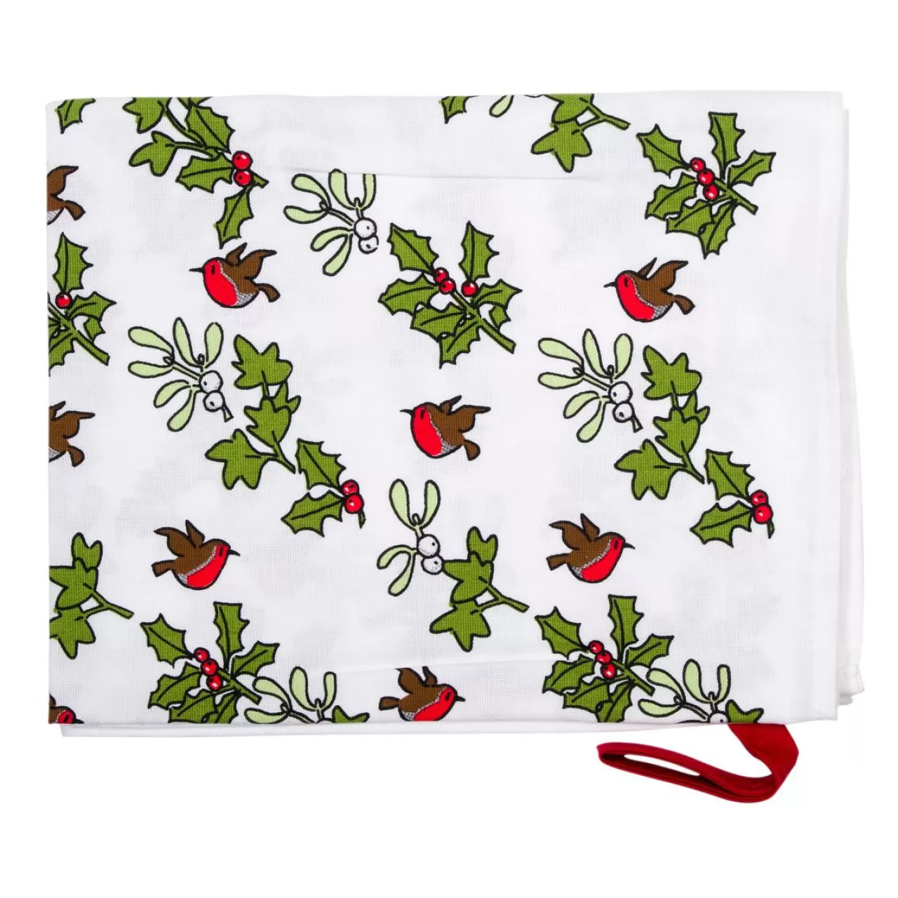 Cheap Alison Gardiner Holly & Ivy Tea Towel