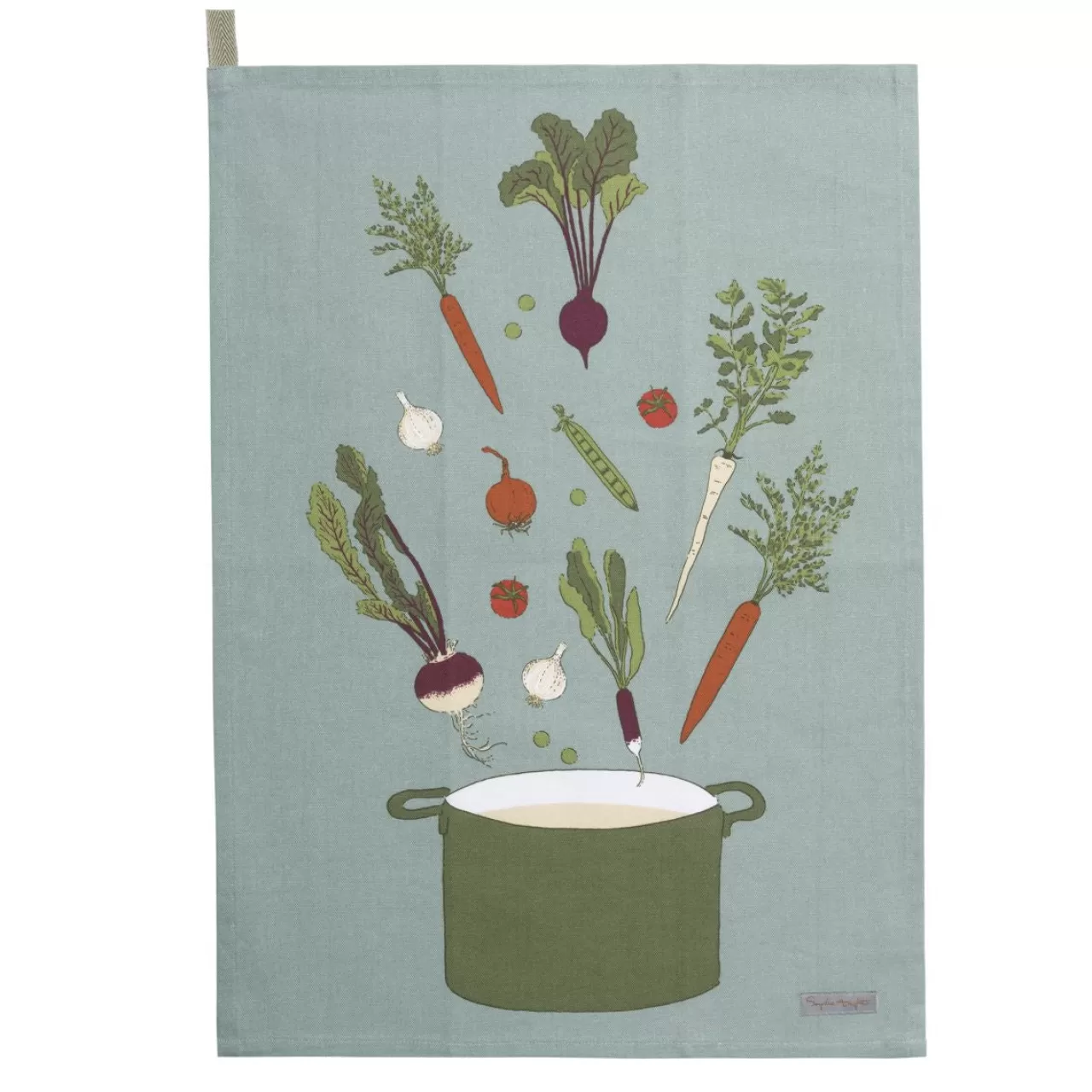 Cheap Sophie Allport Home Grown Statement Tea Towel