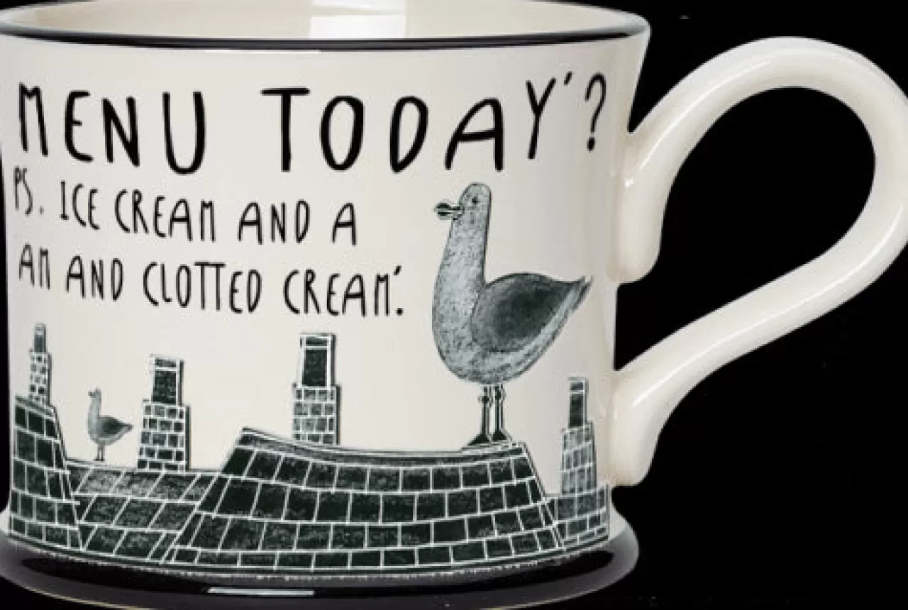 Discount Moorland Pottery Hungry Gulls Mug By