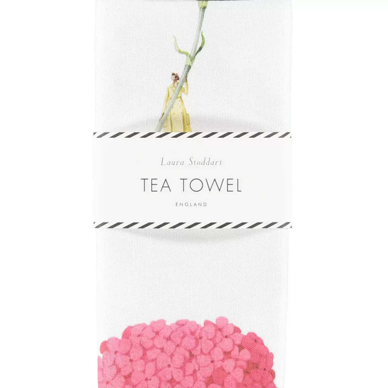 Fashion Laura Stoddart In Bloom Multi Flower Linen Union Tea Towel