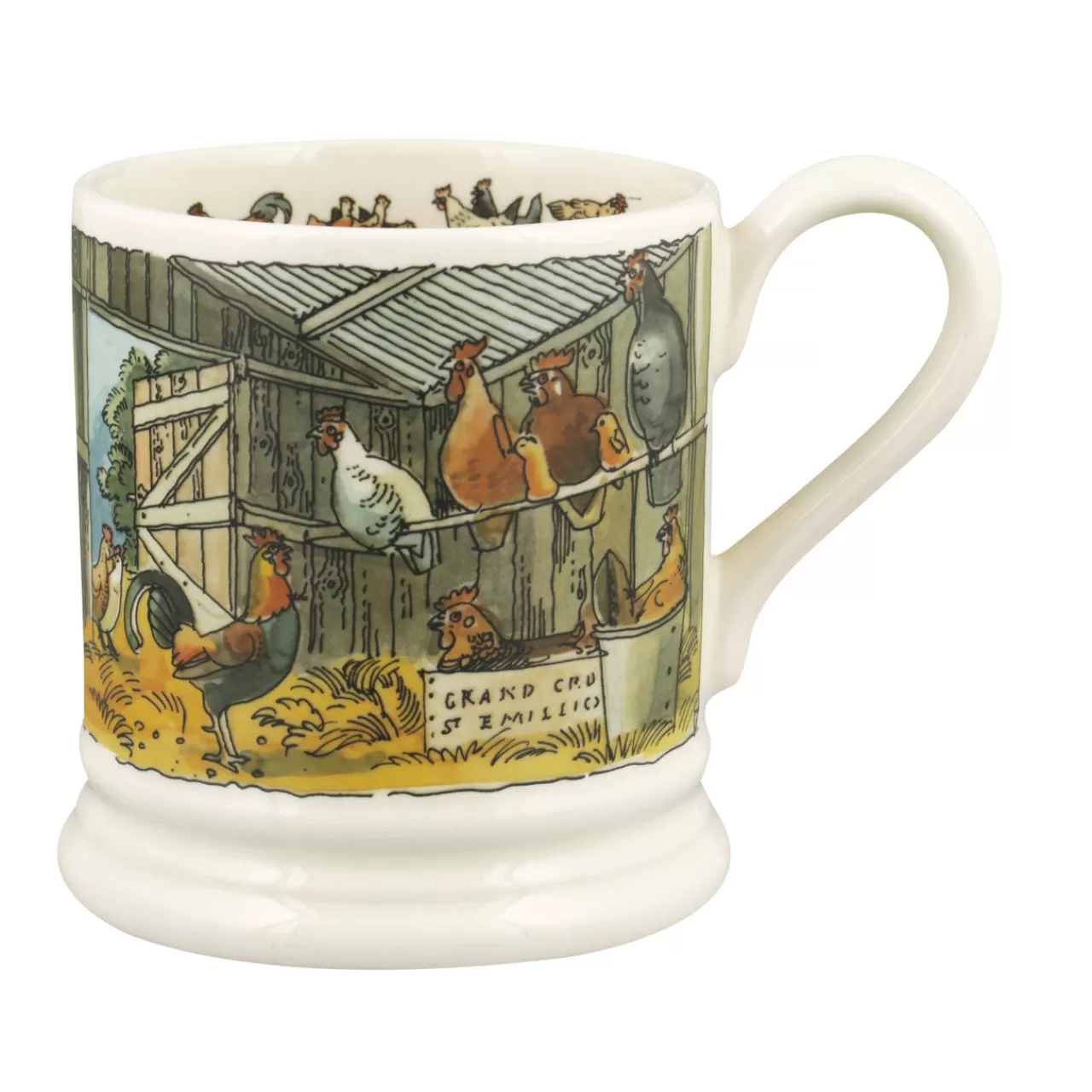 Best Sale Emma Bridgewater In The Hen House 1/2 Pint Mug