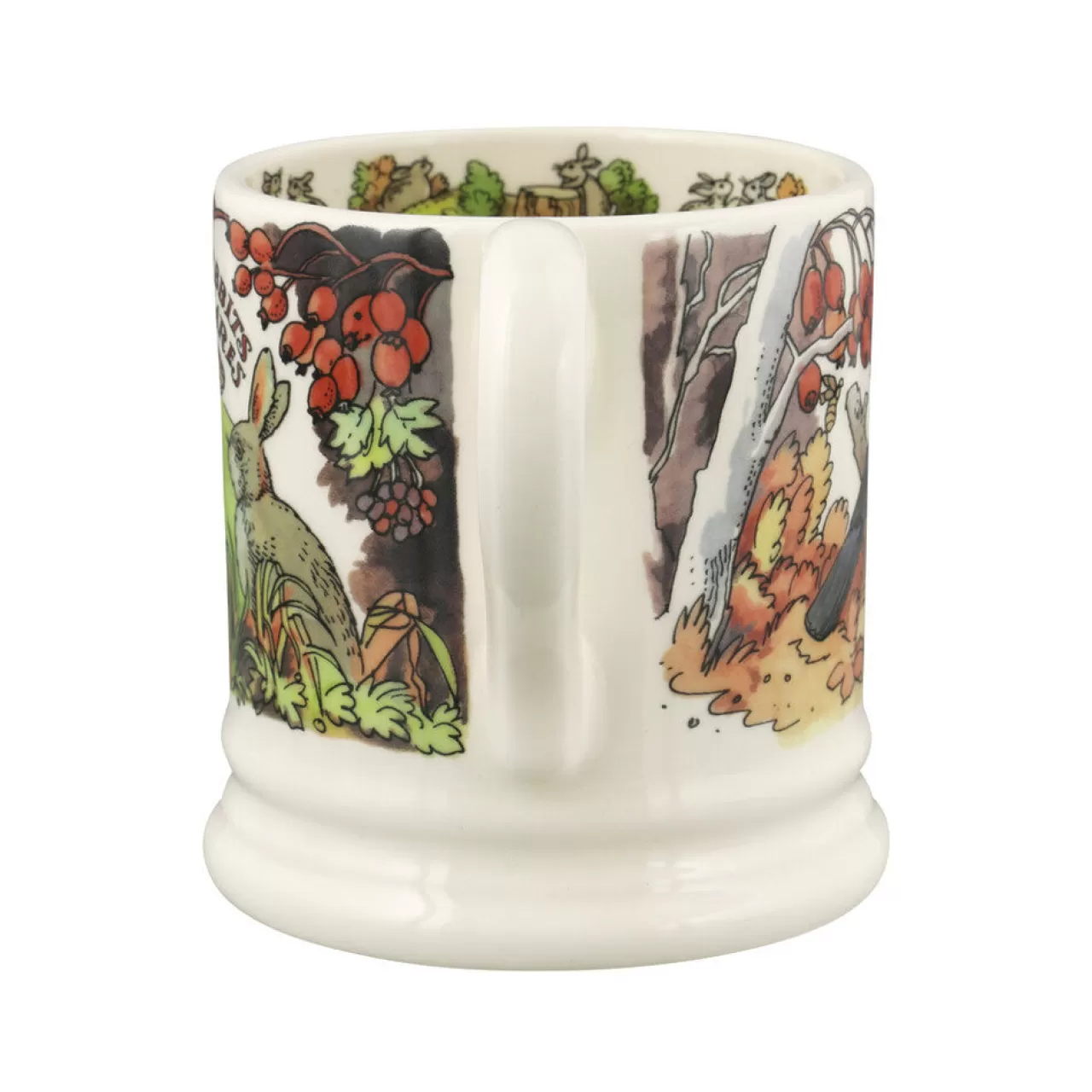 Hot Emma Bridgewater In The Woods Rabbits & Hares 1/2 Pint Mug