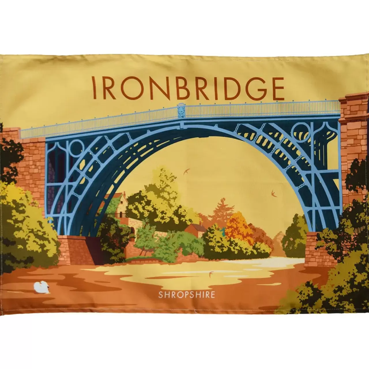 Fashion Town Towels Ironbridge - Shropshire Tea Towel