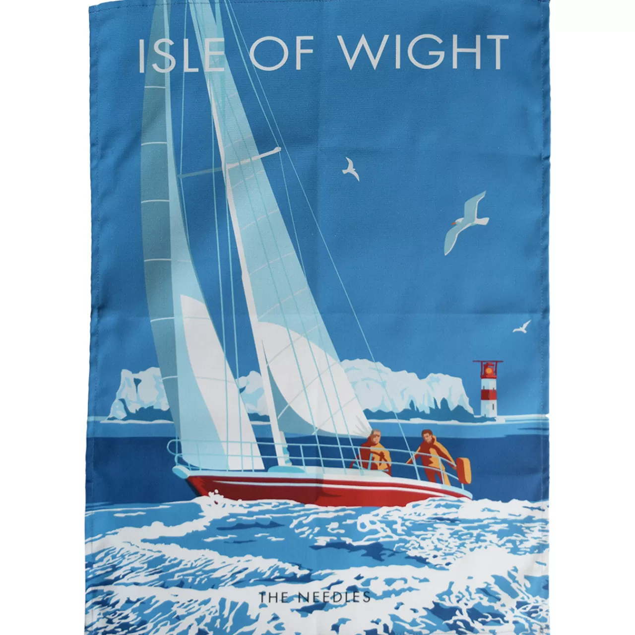 New Town Towels Isle Of Wight - The Needles Tea Towel