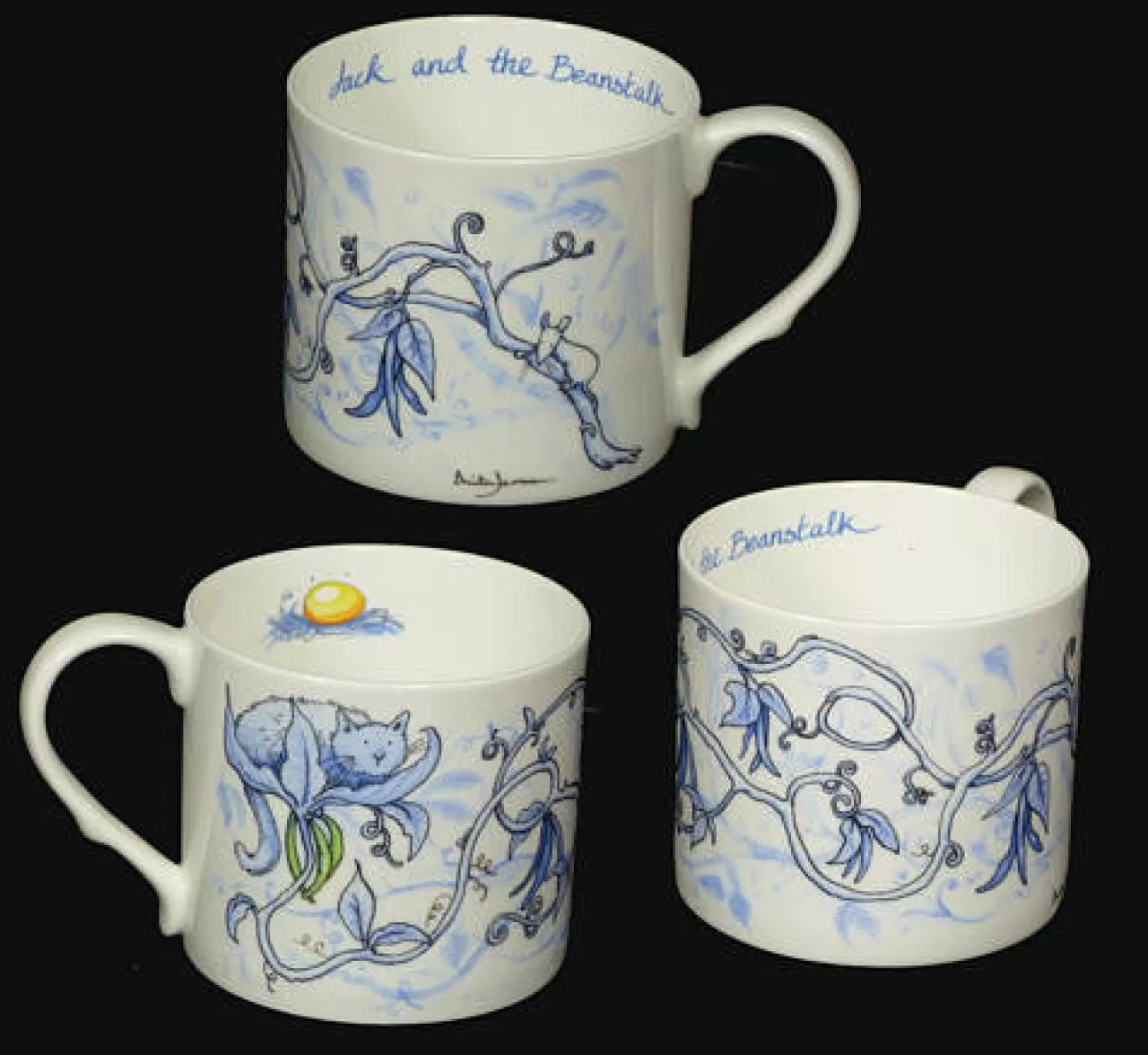 Outlet Two Bad Mice Jack & The Beanstalk Blue Mug