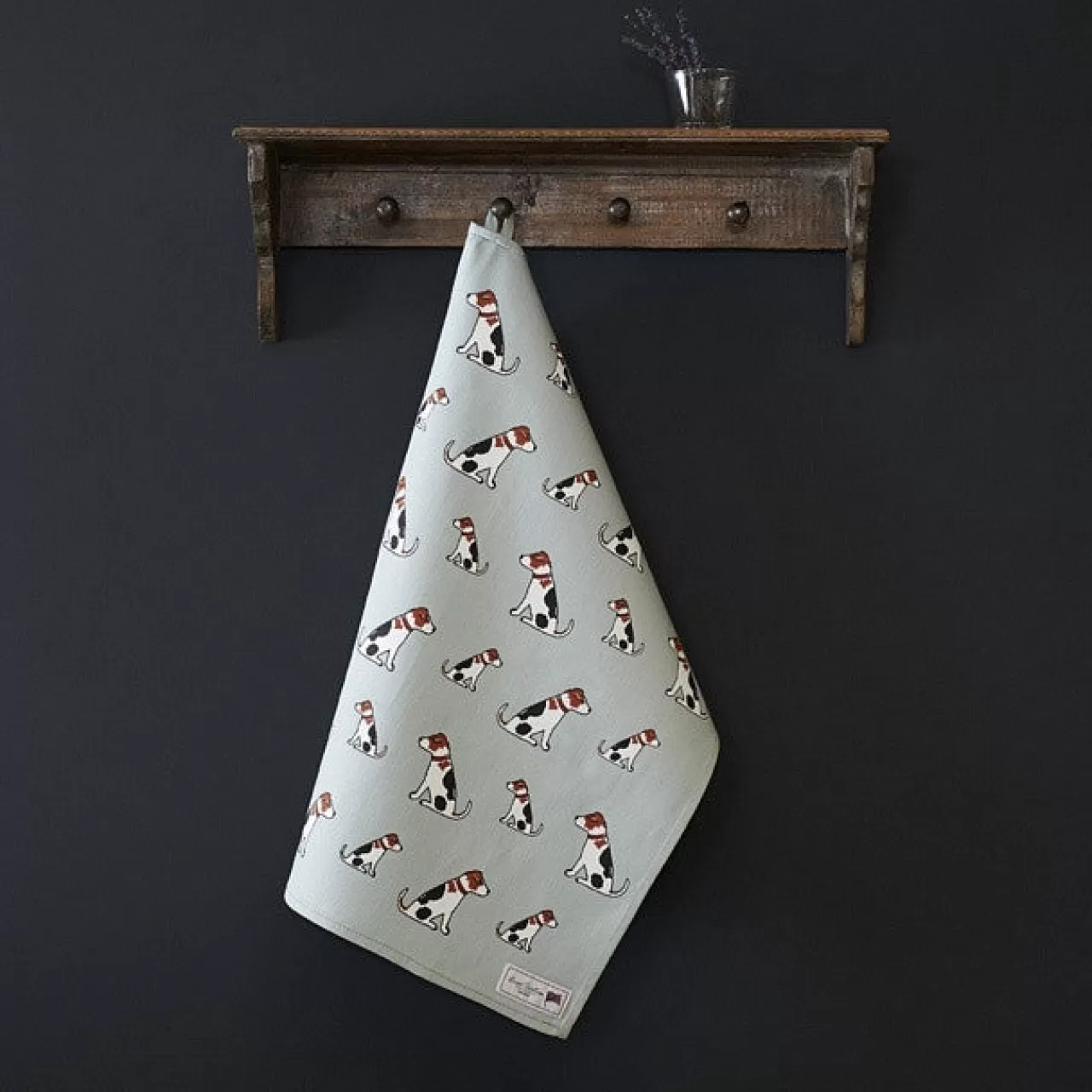 Fashion Sweet William Jack Russell Tea Towel