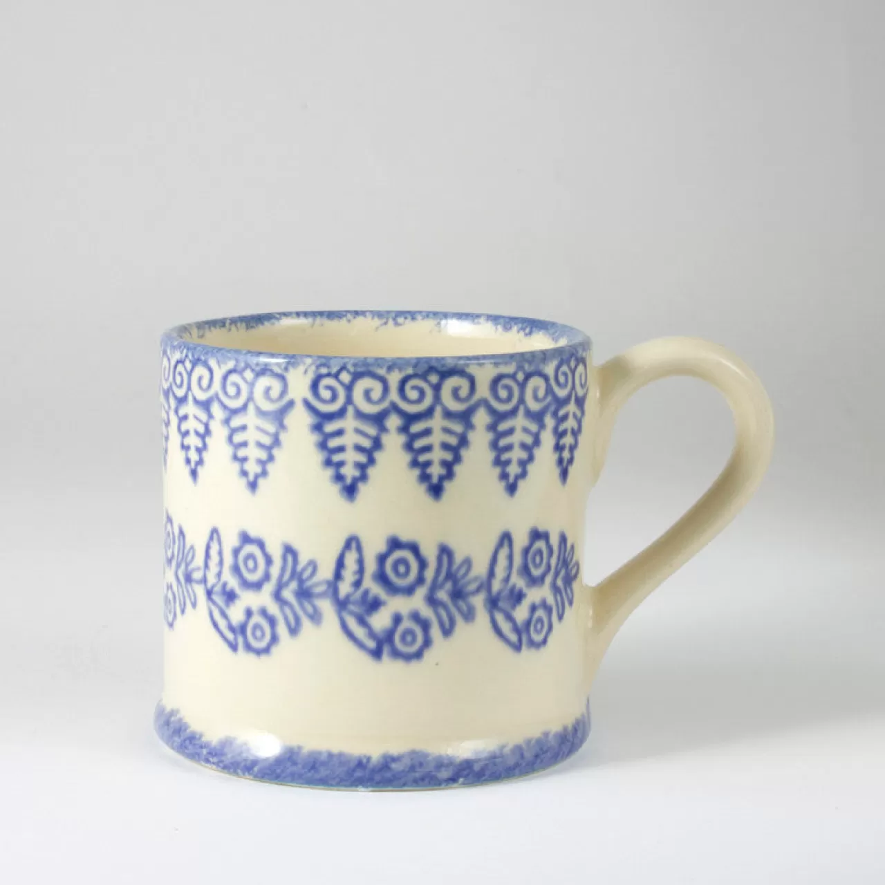 Cheap Brixton Pottery Lacey Blue Mug