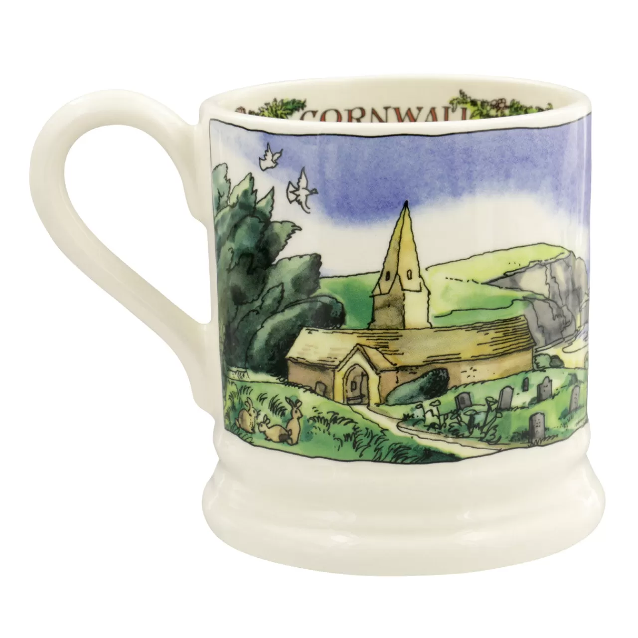 Cheap Emma Bridgewater Landscapes Of Dreams Cornish Beaches 1/2 Pint Mug