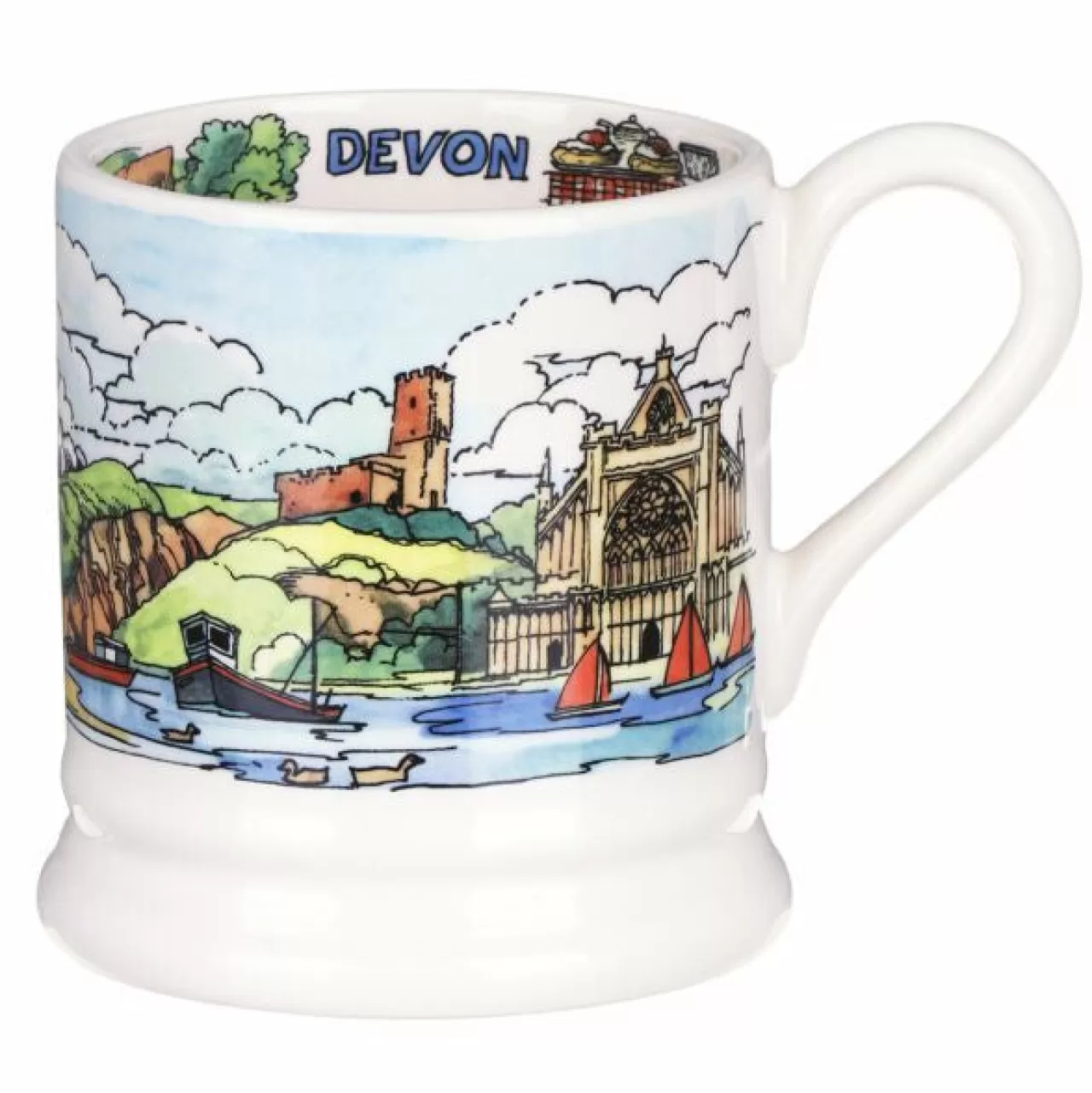 Clearance Emma Bridgewater Landscapes Of Dreams Devon 1/2 Pint Mug