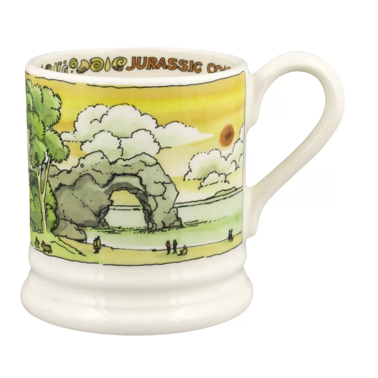 Hot Emma Bridgewater Landscapes Of Dreams Jurassic Coastline 1/2 Pint Mug