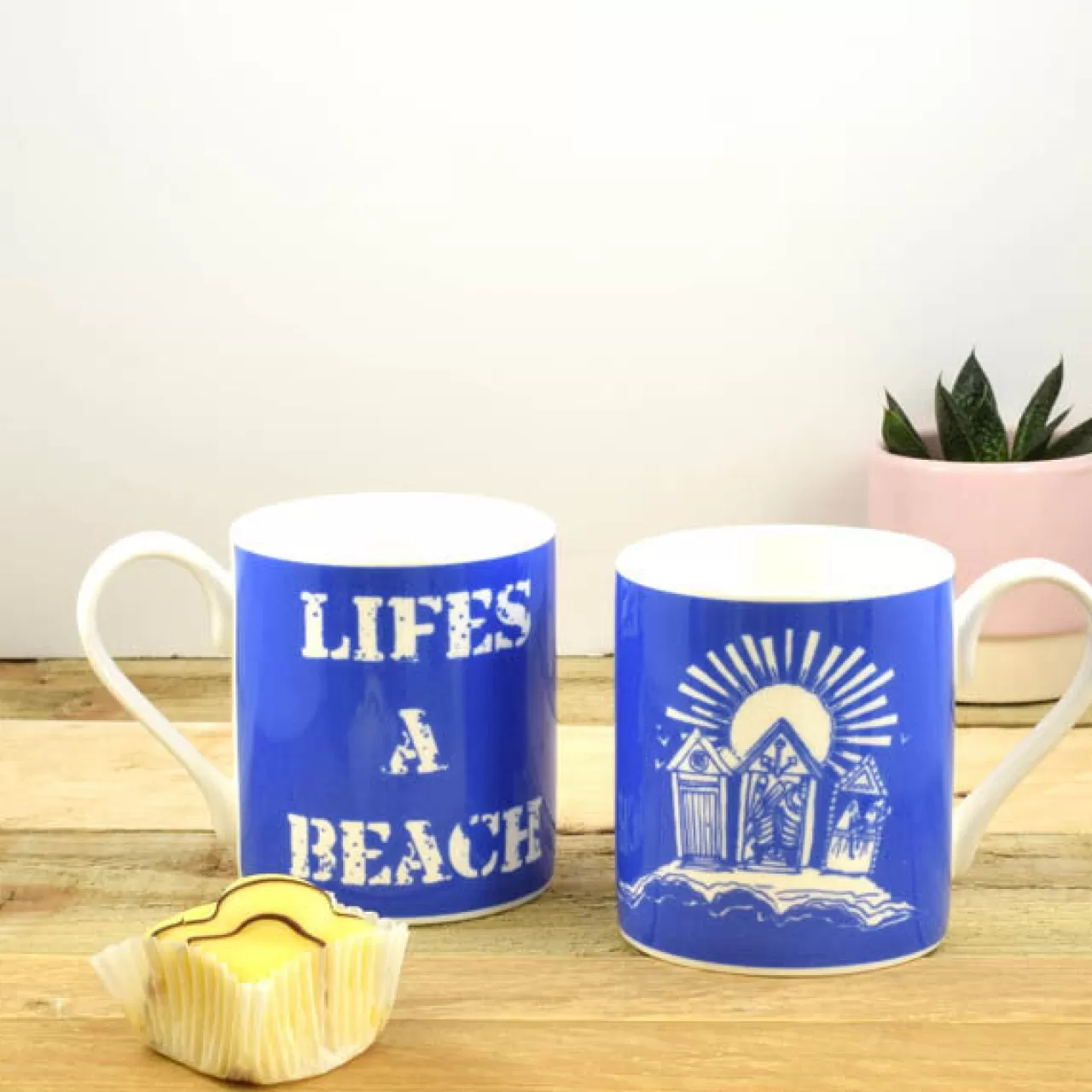 Clearance Port & Lemon Life's A Beach Bone China Mug