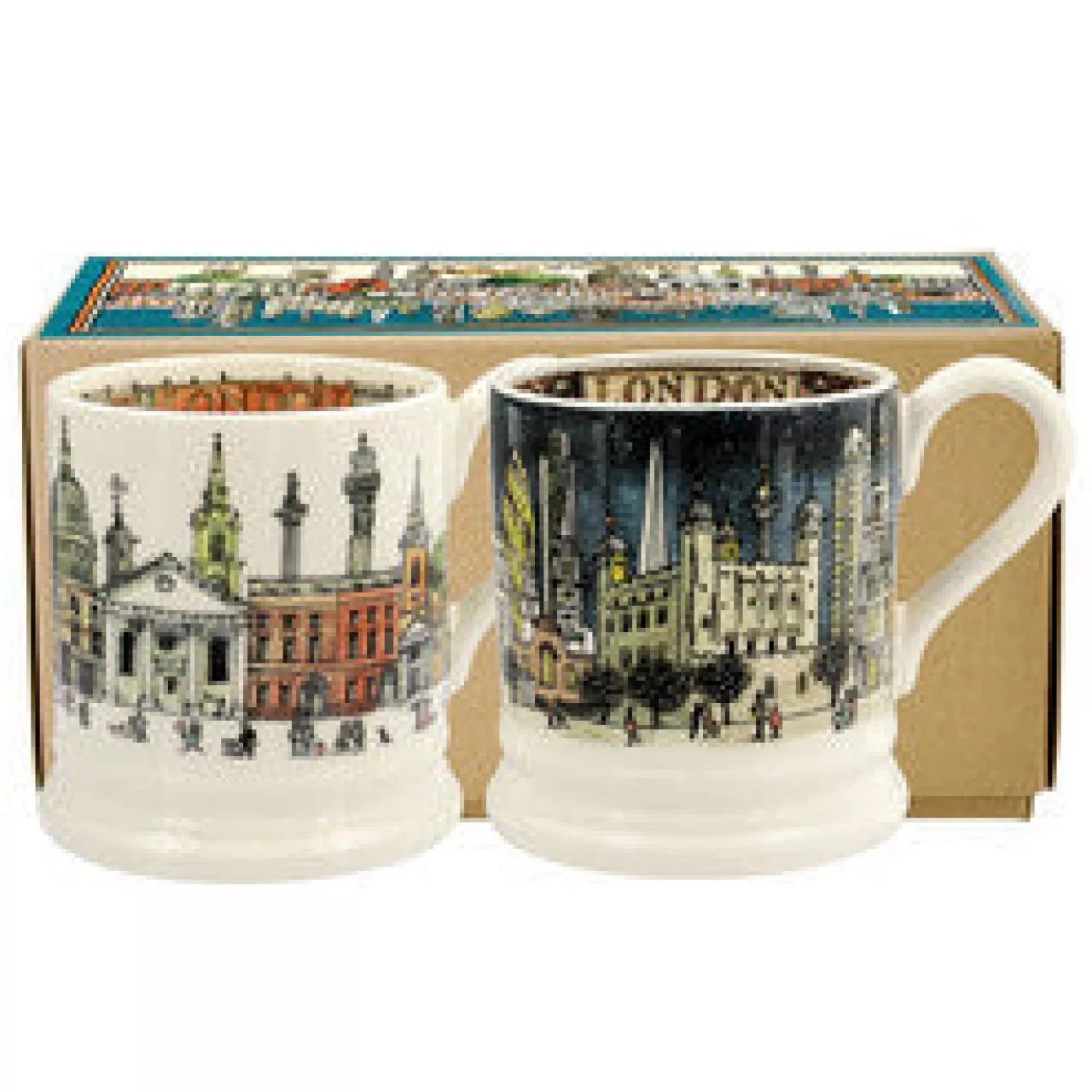 Discount Emma Bridgewater London Set Of 2 1/2 Pint Mugs