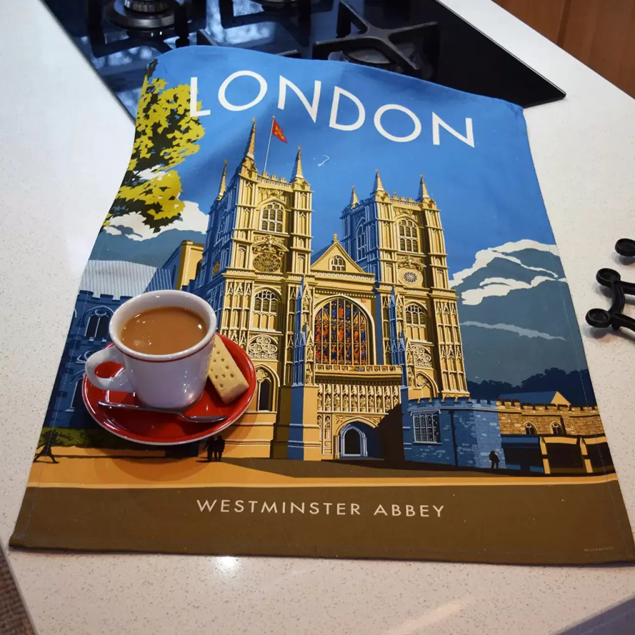 New Town Towels London Westminster Abbey Tea Towel