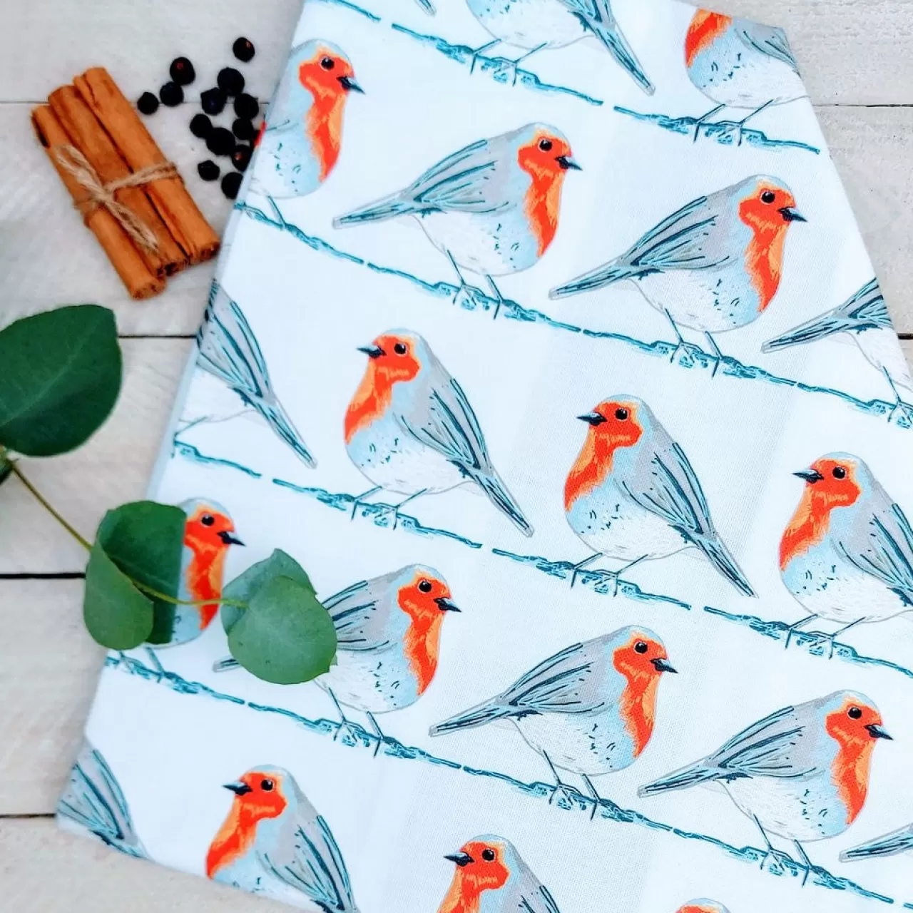 Sale Lucky Lobster Robin Tea Towel