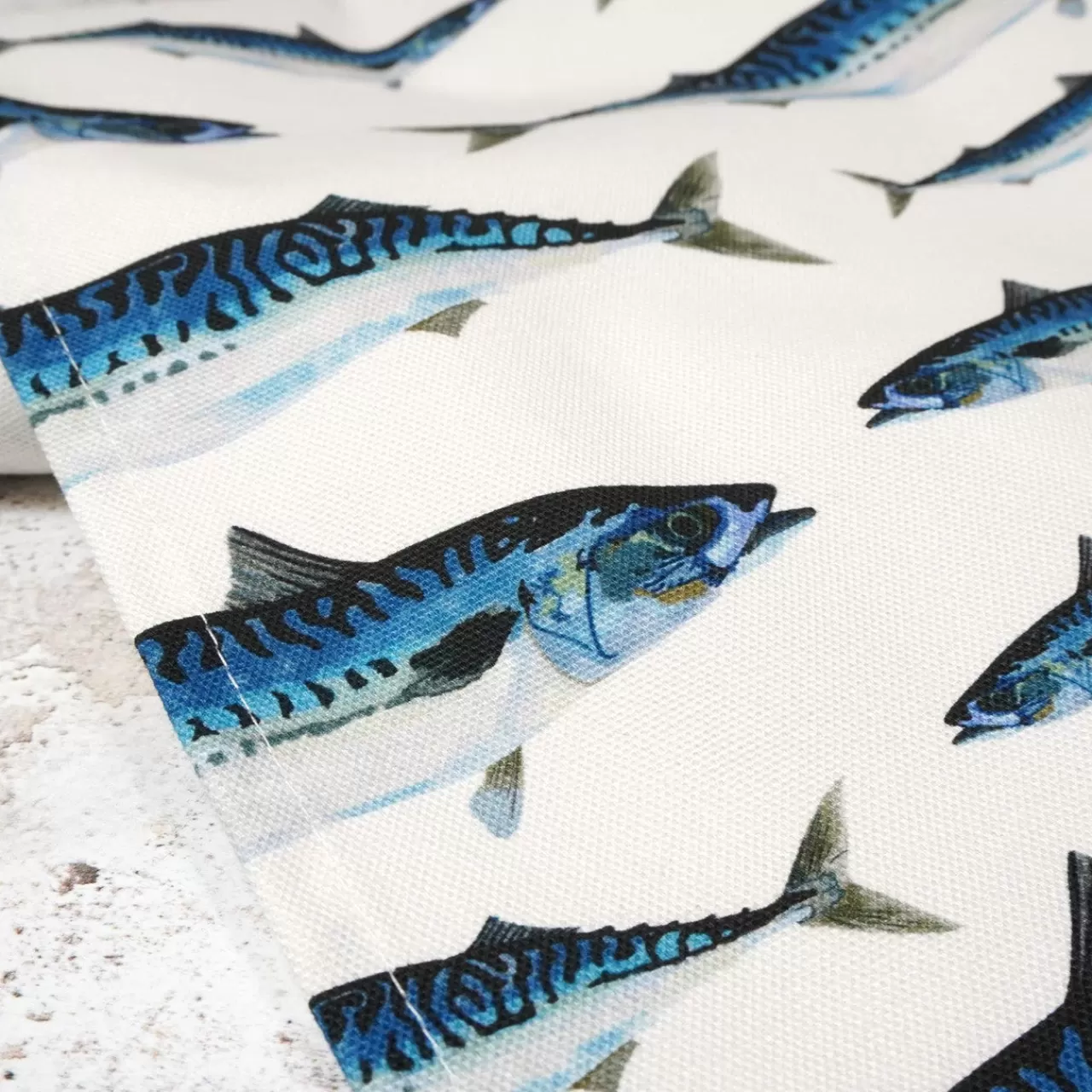 Hot Corinne Alexander Mackerel Tea Towel By