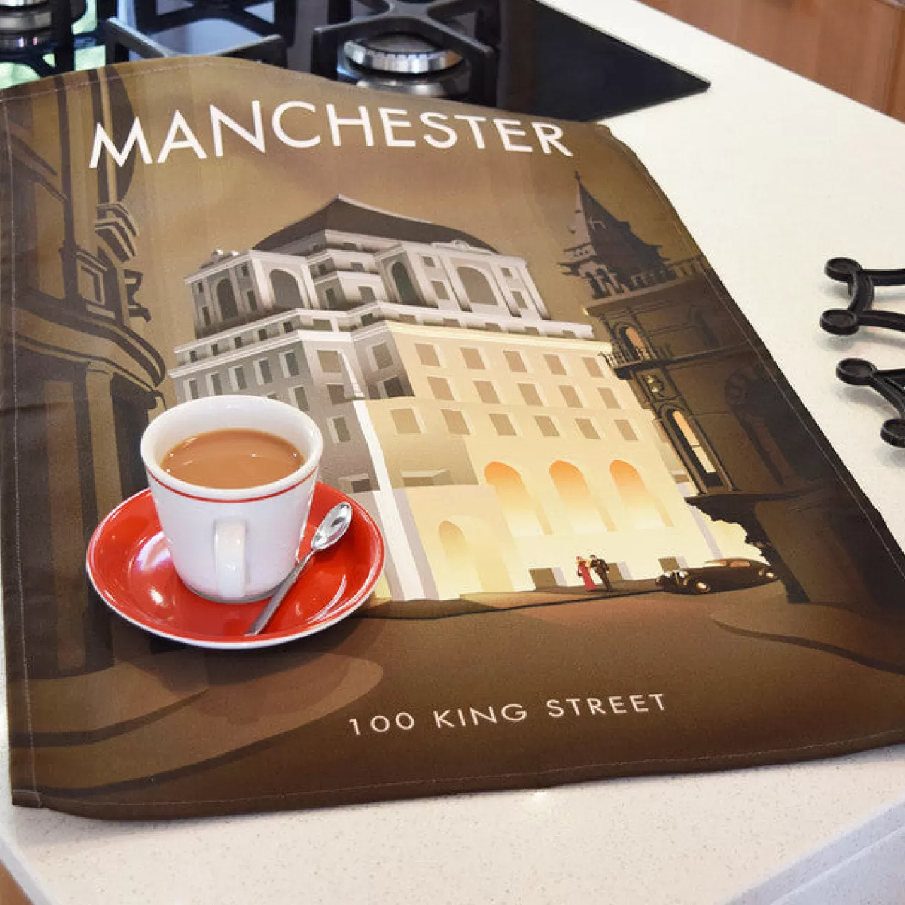 Store Town Towels Manchester - 100 King Street Tea Towel