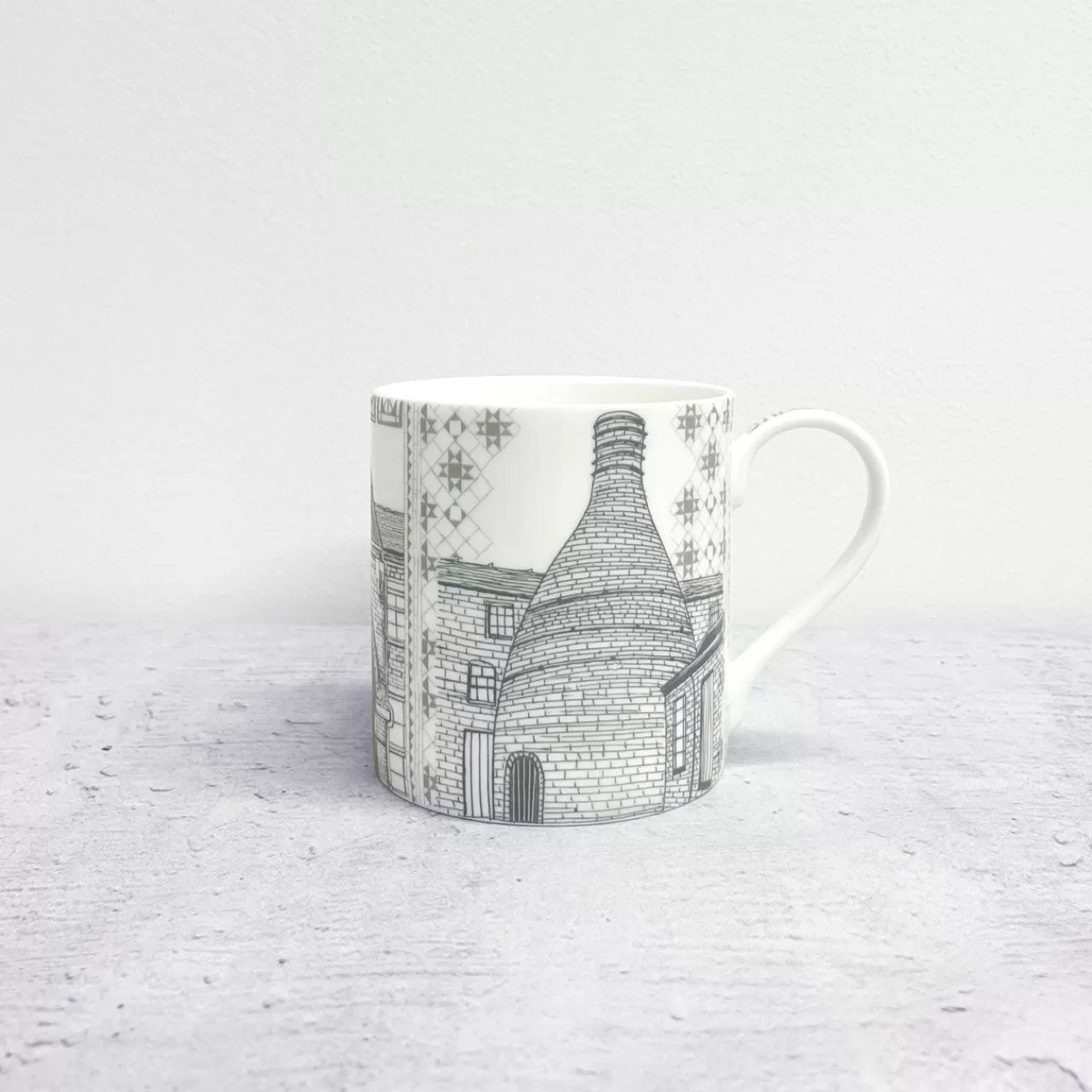 Best Sale Alex Allday Middleport Pottery Fine Bone China Mug