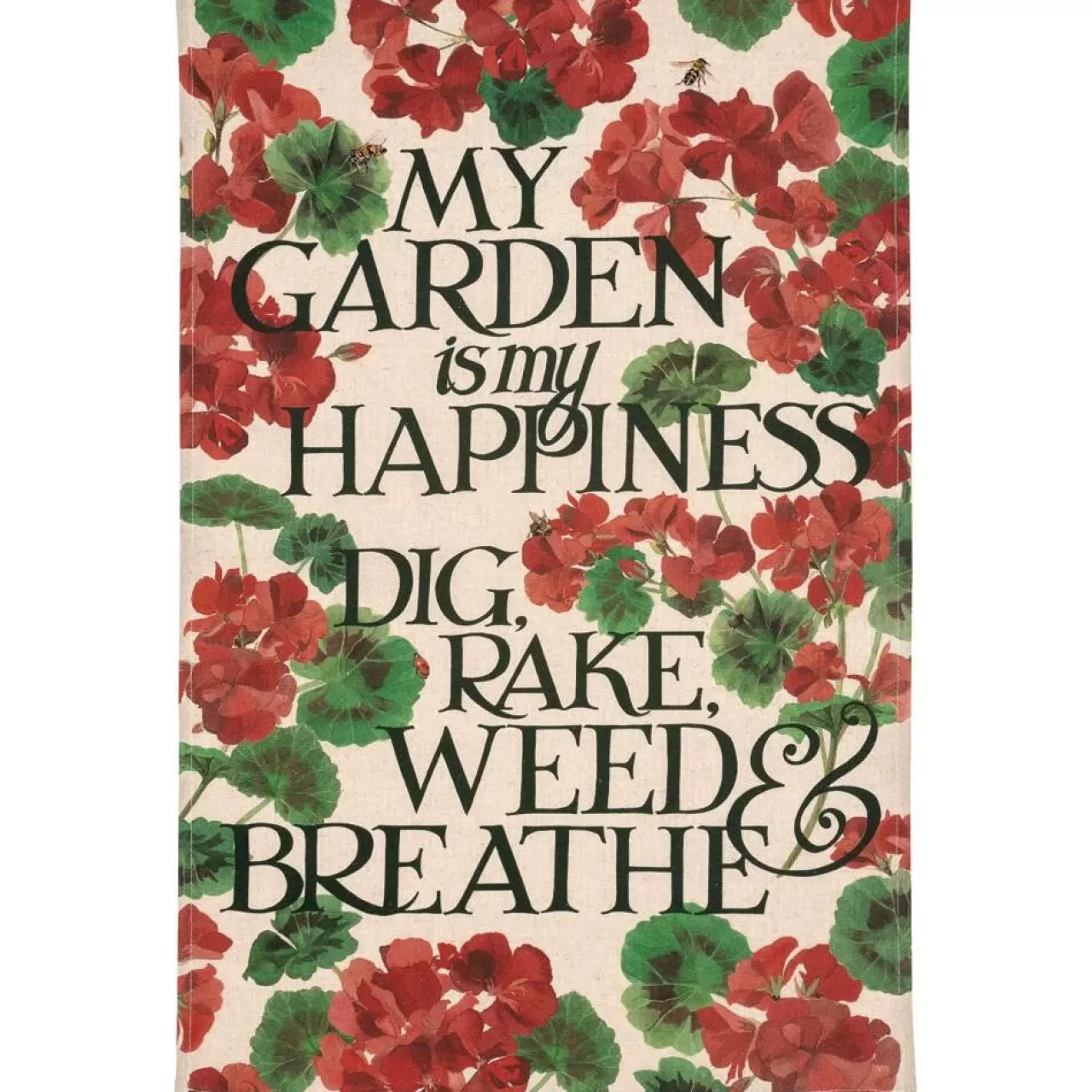 Cheap Emma Bridgewater My Garden Is My Happiness Tea Towel