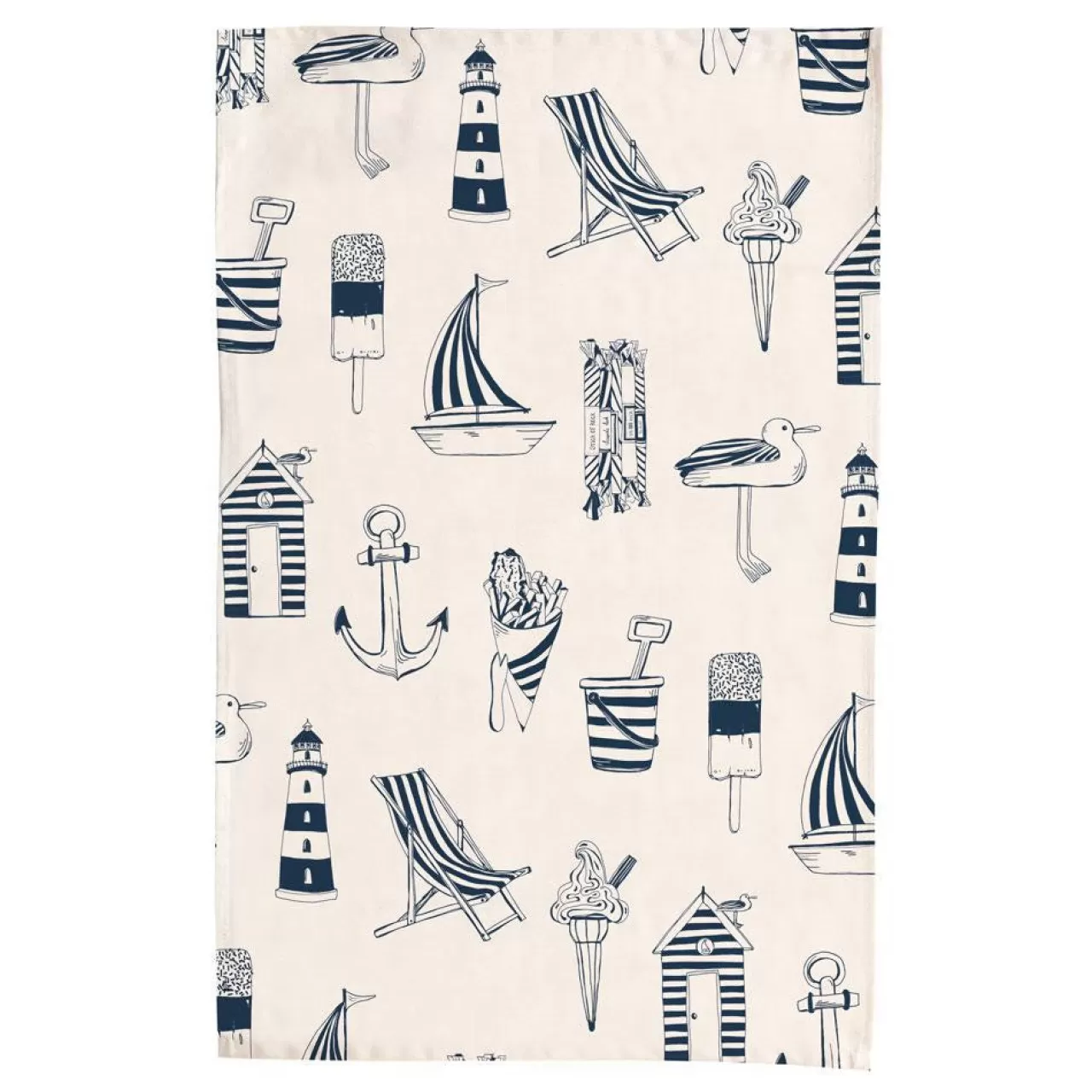 Sale Victoria Eggs Nautical Tea Towel