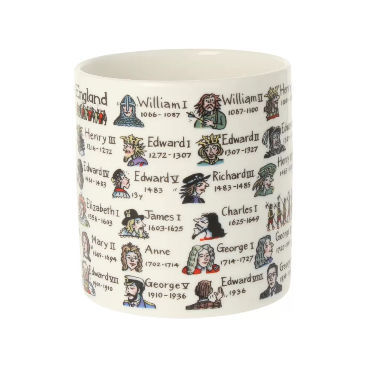 Store Mclaggen Smith New - Kings & Queens Of England With Dates Bone China Mug