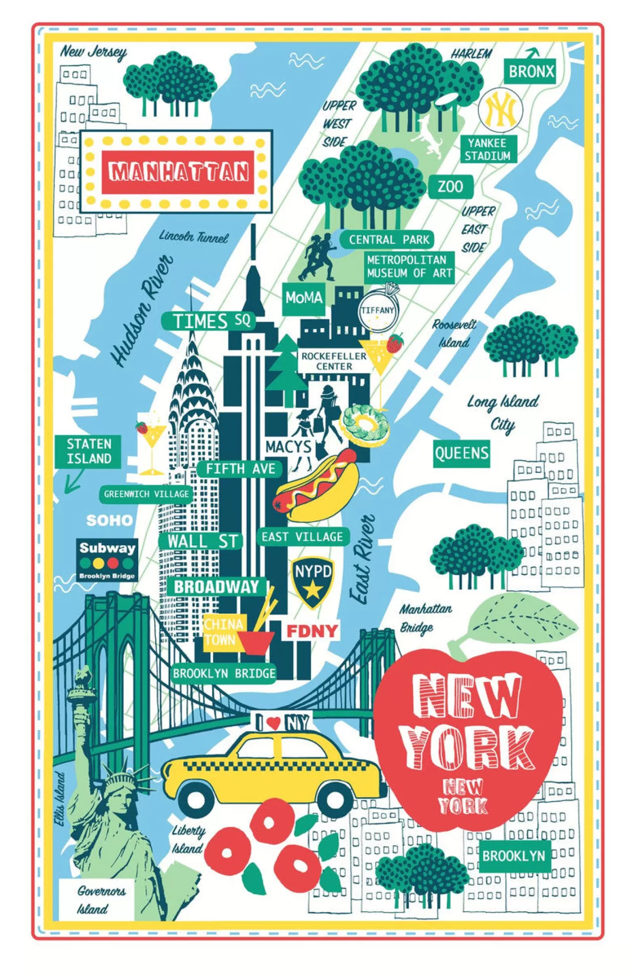 Store Ulster Weavers New York Cotton Tea Towel