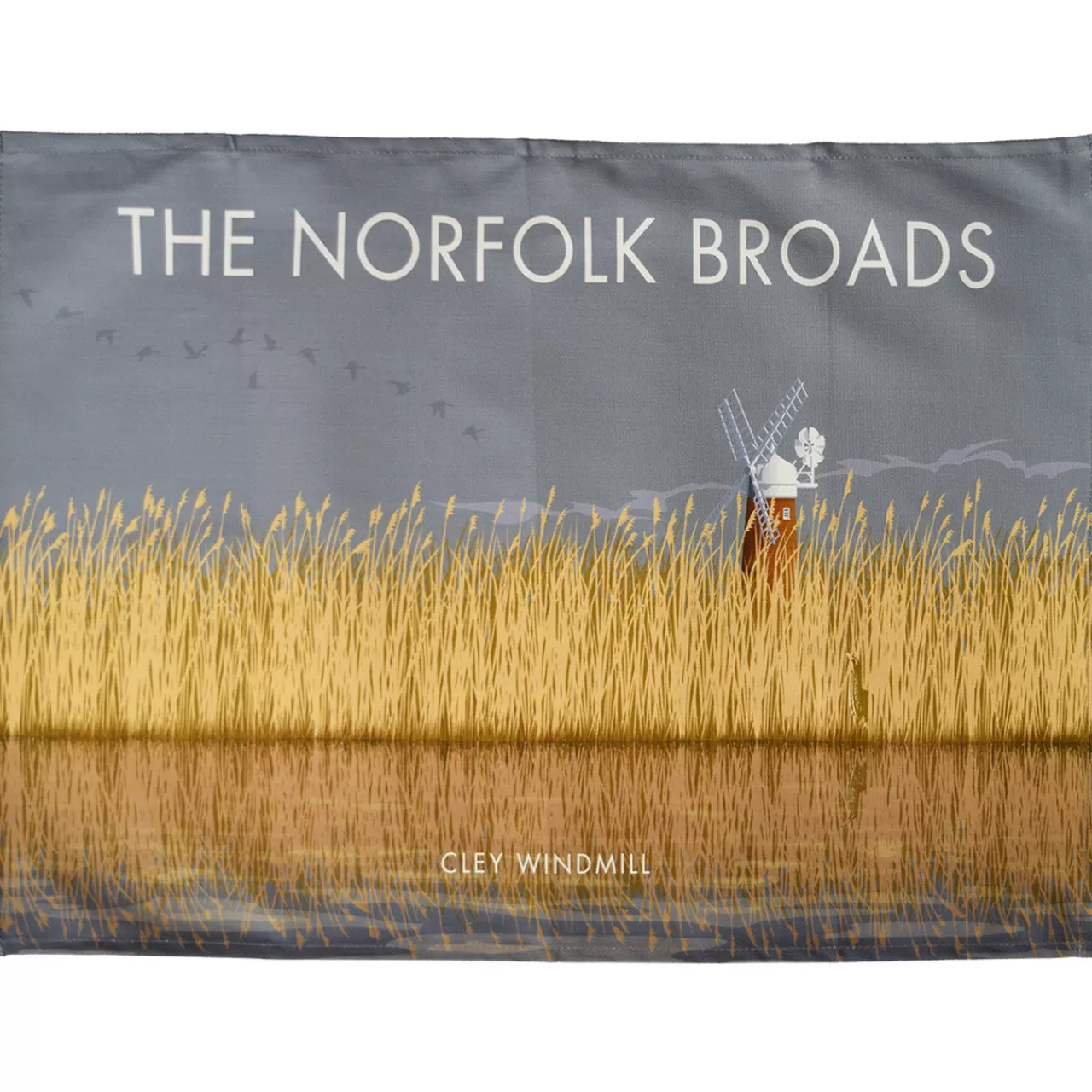 Cheap Town Towels Norfolk Broads Tea Towel