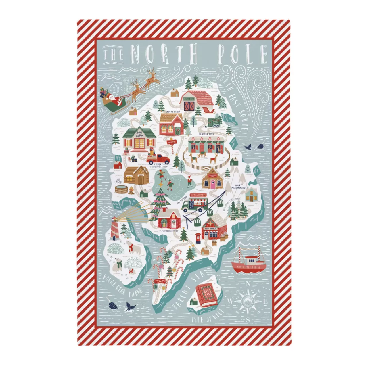 Best Ulster Weavers North Pole Cotton Tea Towel