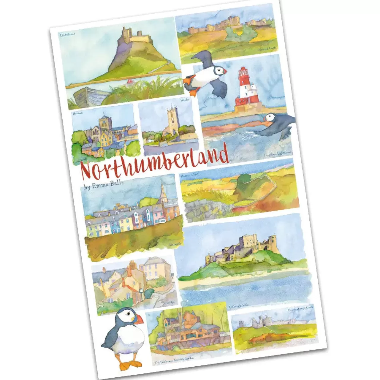 Online Emma Ball Northumberland By Tea Towel