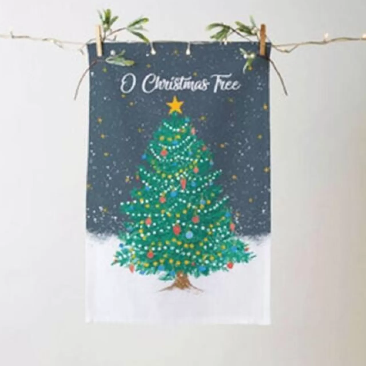 Online Ulster Weavers O Christmas Recycled Cotton Tea Towel