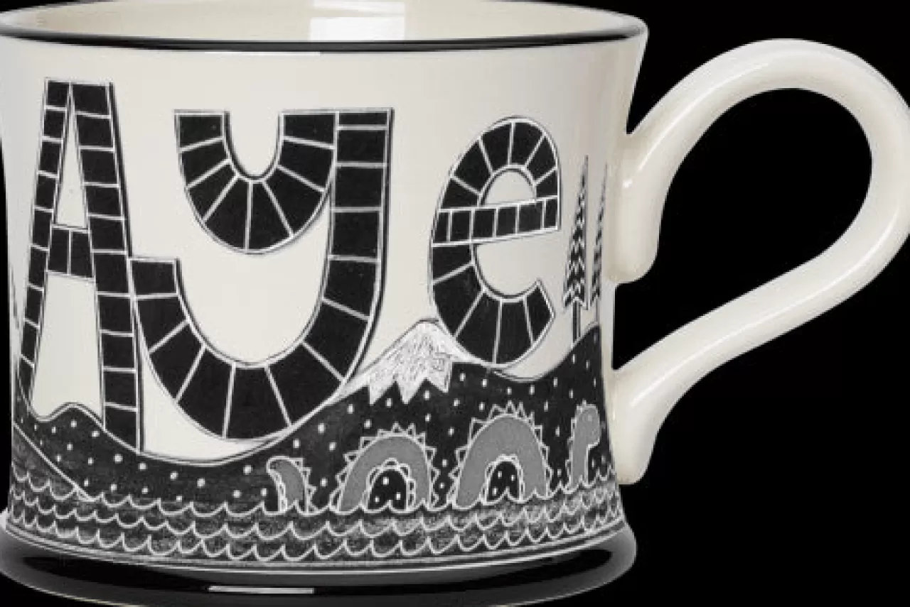 Best Sale Moorland Pottery Och Aye Mug By