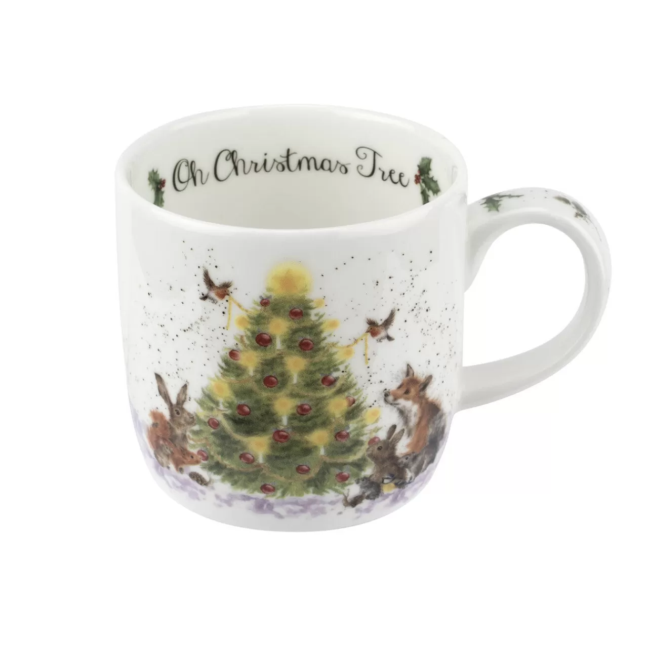 Cheap Wrendale Designs Oh Christmas Tree' Fine Bone China Mug & Coaster Set