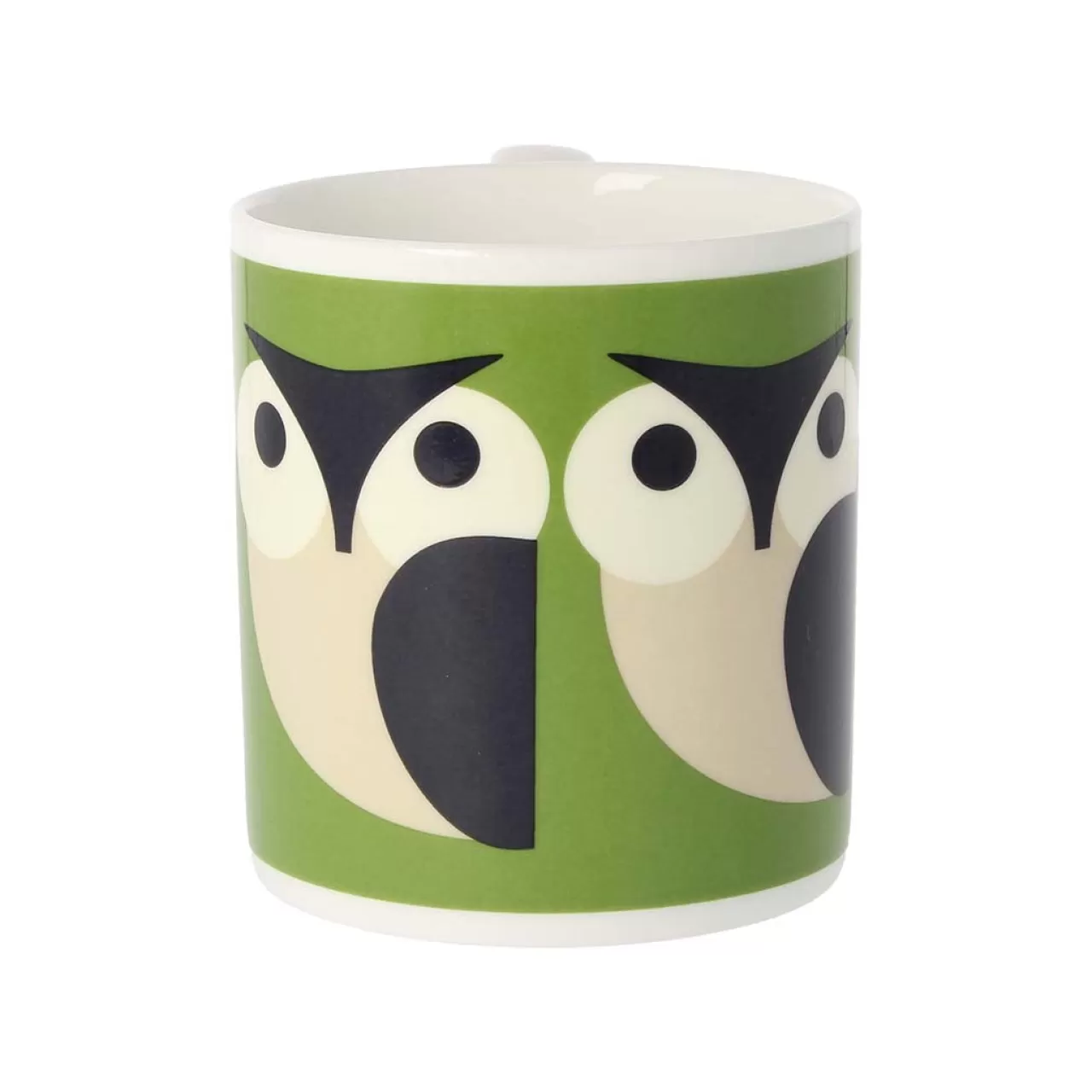 New Mclaggen Smith Orla Kiely Apple Owl Bone China Mug