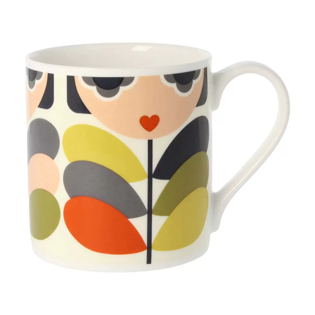 Clearance Mclaggen Smith Orla Kiely Lady Stem Bone China Mug