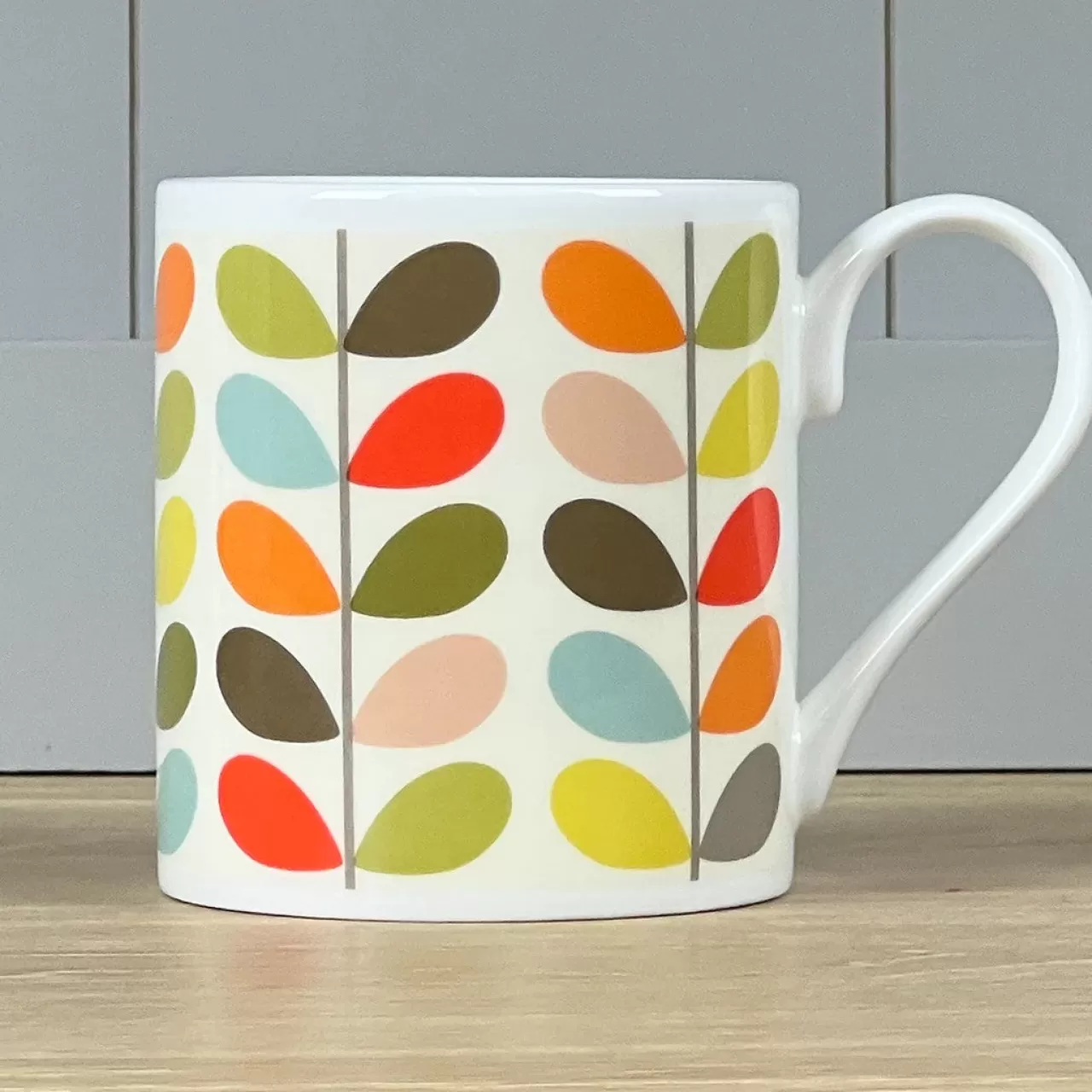 Flash Sale Mclaggen Smith Orla Kiely Multi Color 10 Stem Bone China Mug